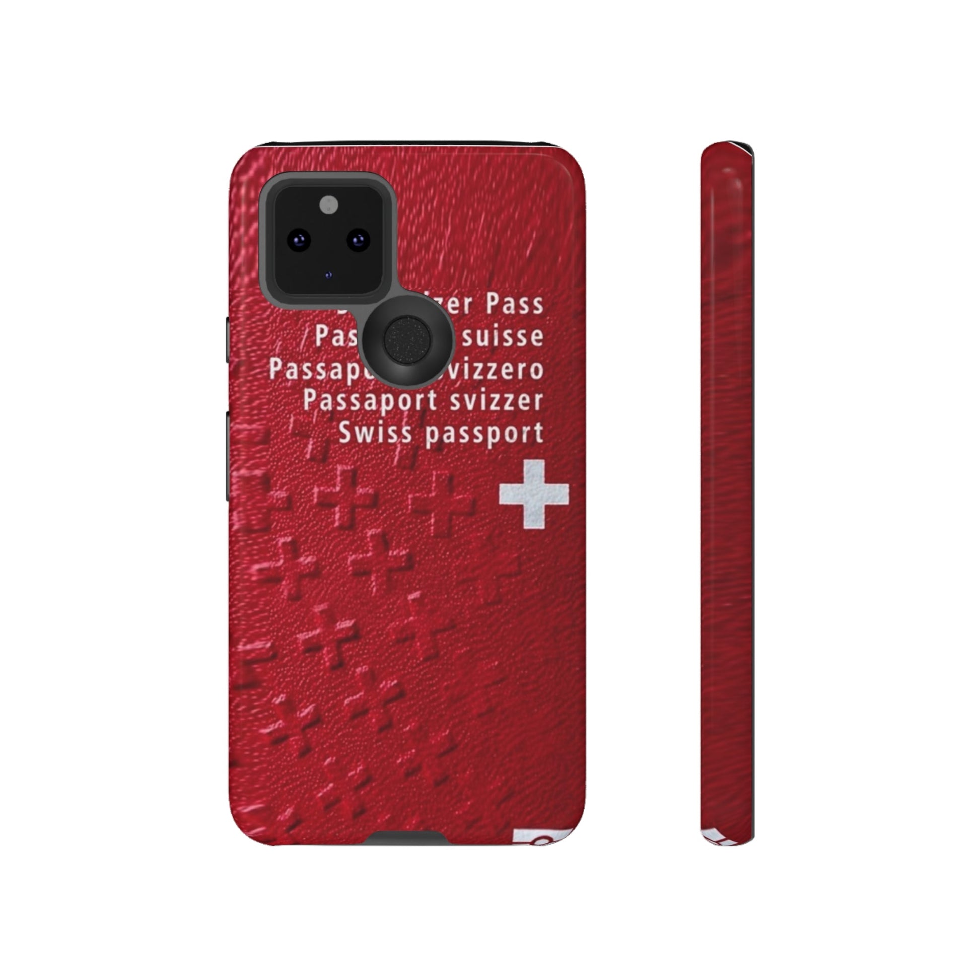 Phone Case-Swiss Passort | Tough-Google Pixel 5 5G-Glossy-PhoneCaseBoss-Phone-Best-Phone-Cases