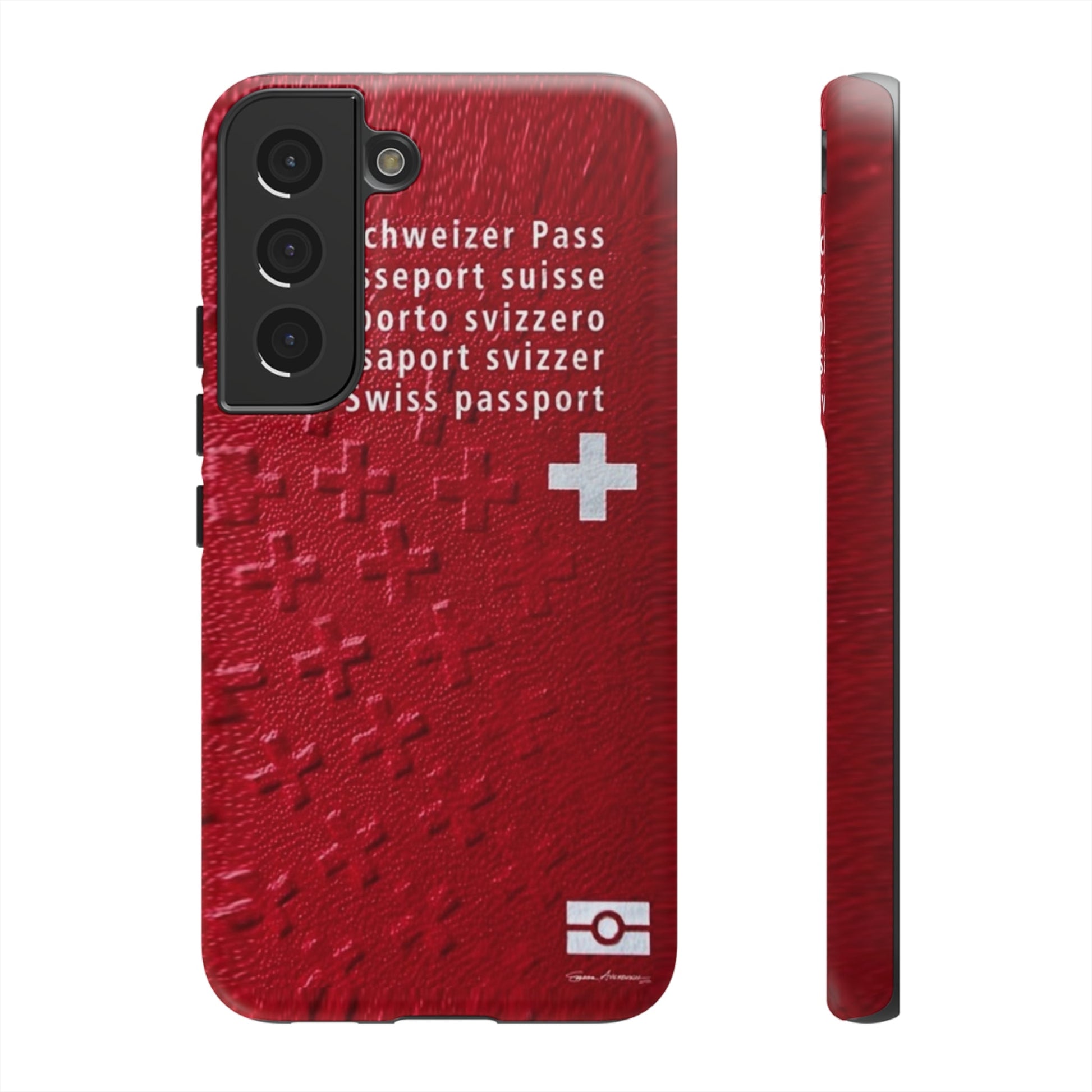 Phone Case-Swiss Passort | Tough-Samsung Galaxy S22-Matte-PhoneCaseBoss-Phone-Best-Phone-Cases
