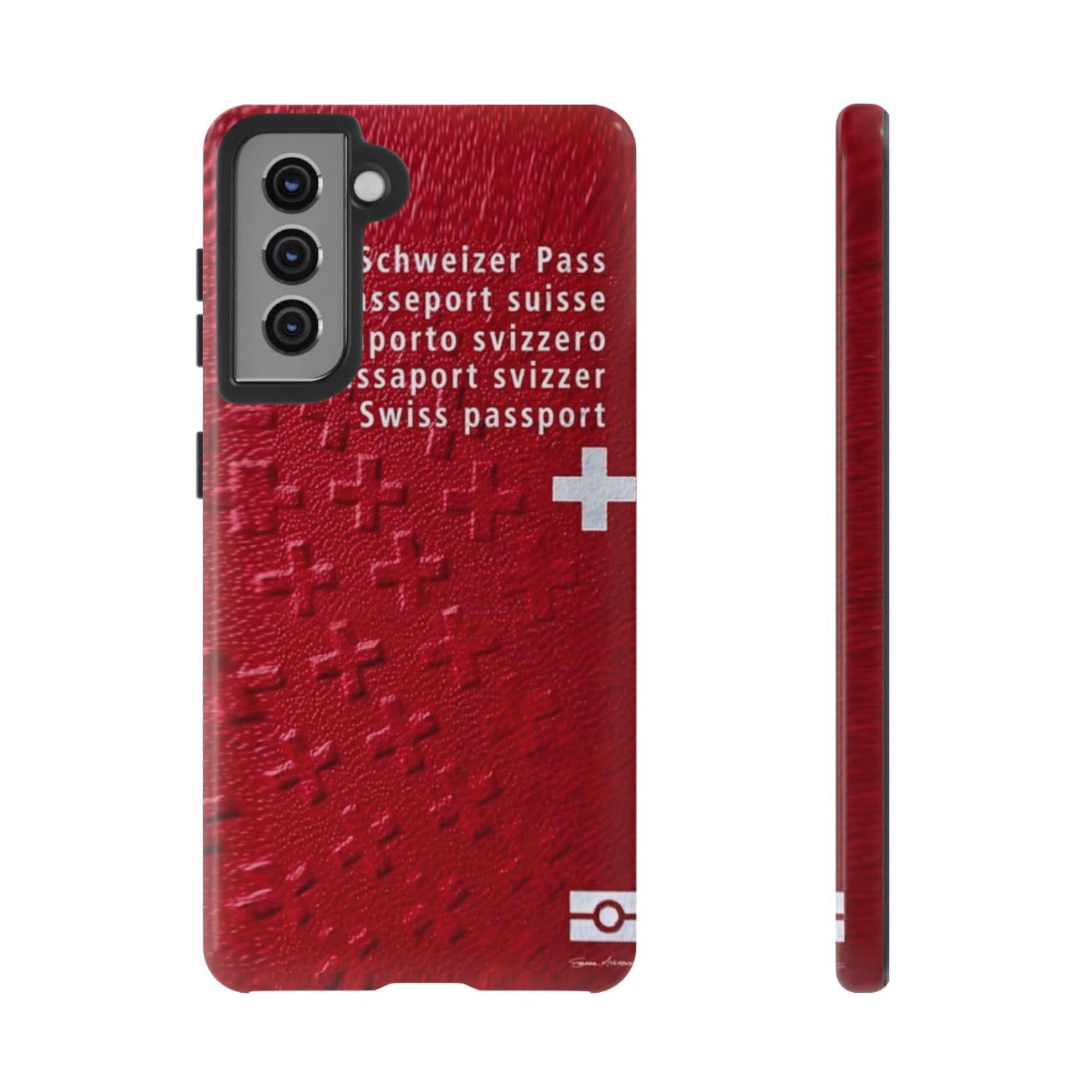 Phone Case-Swiss Passort | Tough-Samsung Galaxy S21-Glossy-PhoneCaseBoss-Phone-Best-Phone-Cases