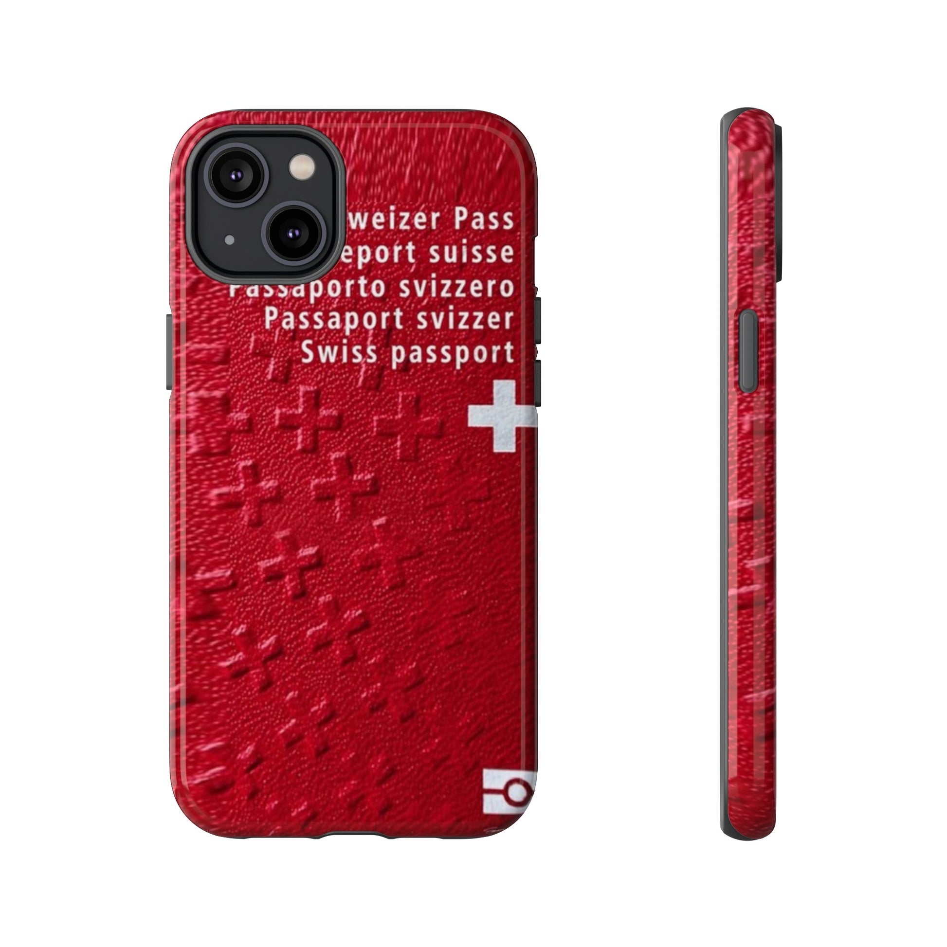 Phone Case-Swiss Passort | Tough-iPhone 14 Plus-Glossy-PhoneCaseBoss-Phone-Best-Phone-Cases