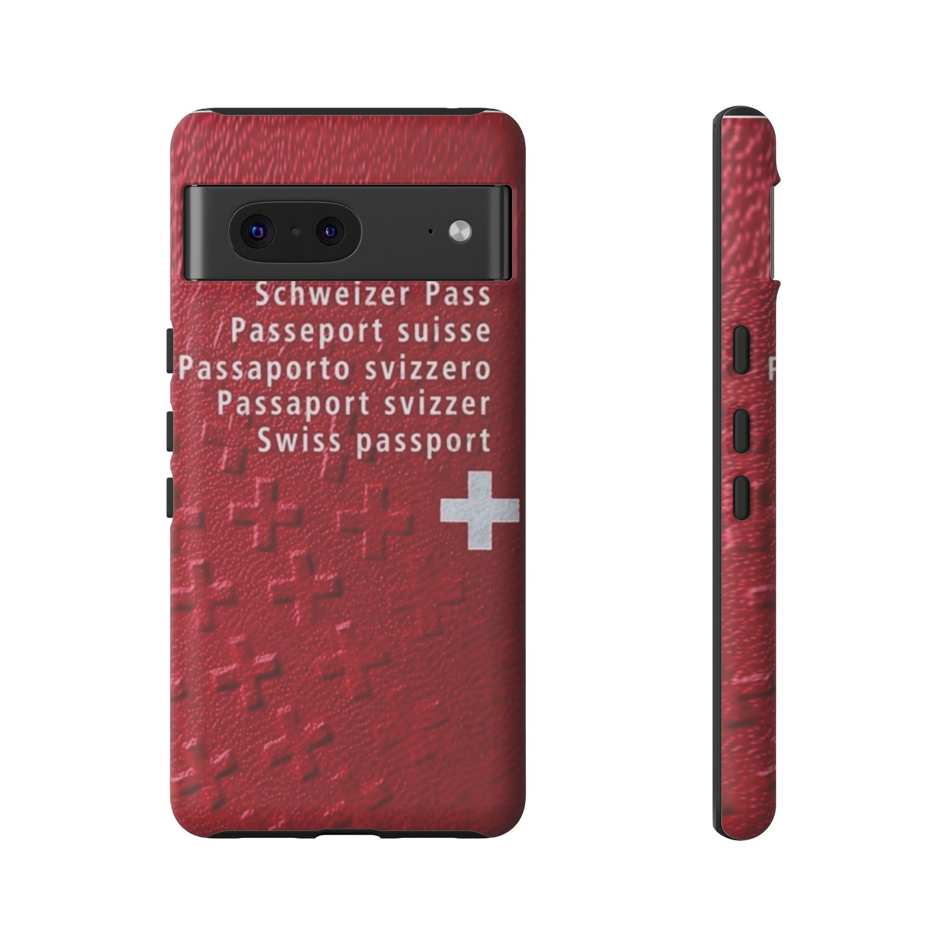Phone Case-Swiss Passort | Tough-Google Pixel 7-Matte-PhoneCaseBoss-Phone-Best-Phone-Cases