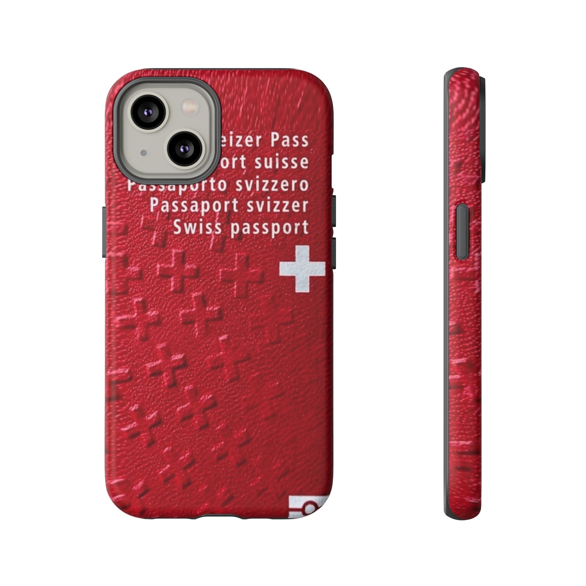 Phone Case-Swiss Passort | Tough-iPhone 14-Matte-PhoneCaseBoss-Phone-Best-Phone-Cases