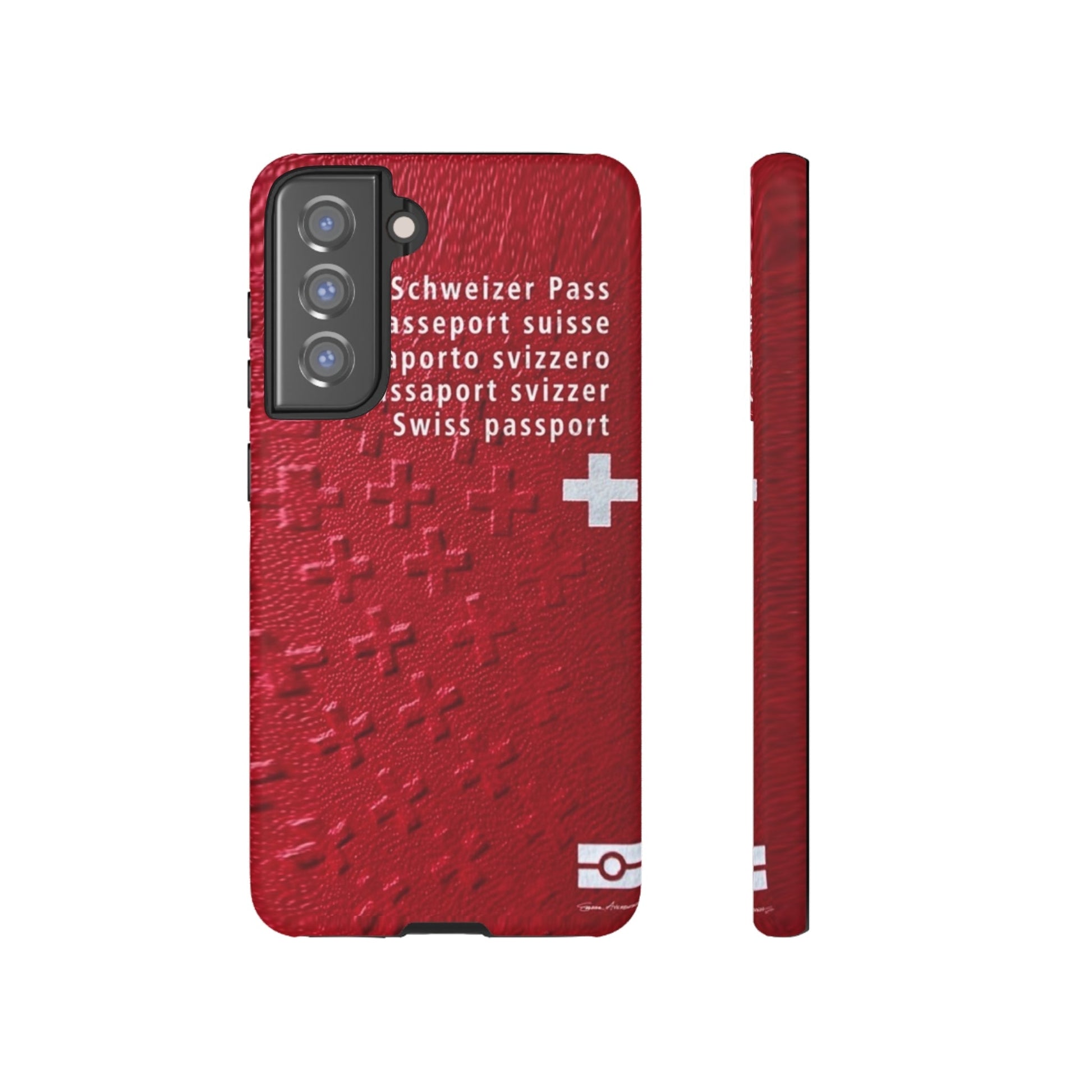 Phone Case-Swiss Passort | Tough-Samsung Galaxy S21 FE-Matte-PhoneCaseBoss-Phone-Best-Phone-Cases