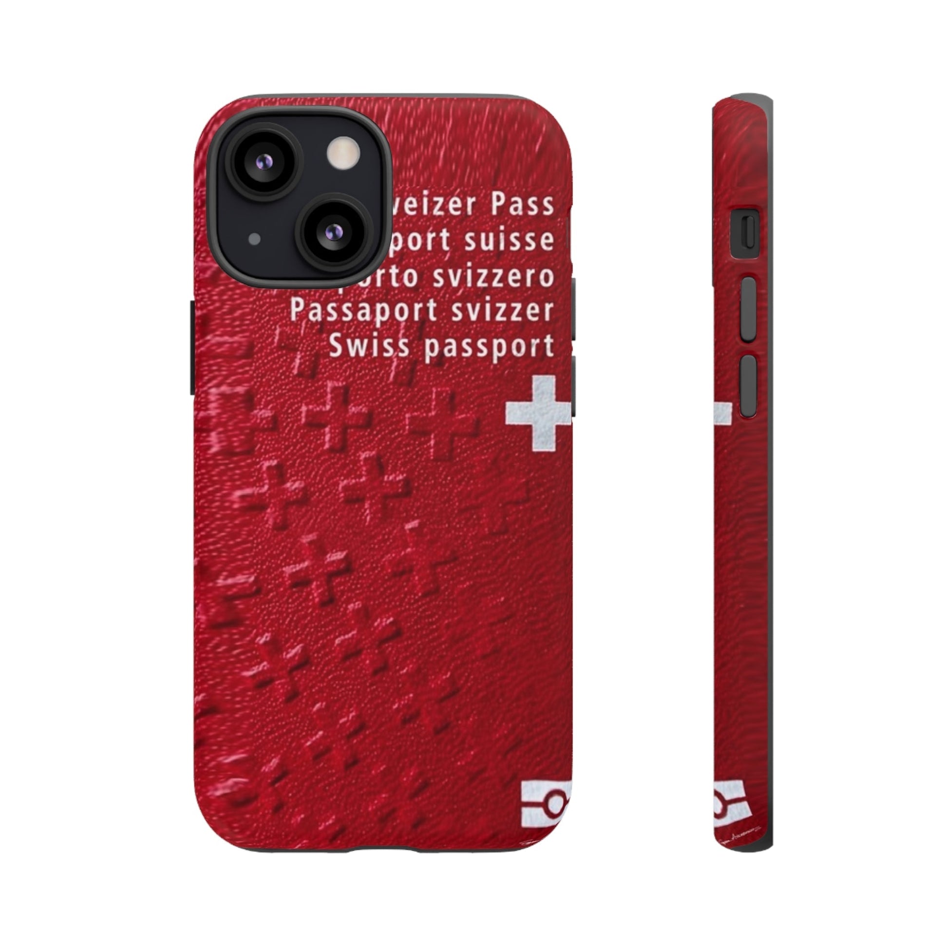 Phone Case-Swiss Passort | Tough-iPhone 13 Mini-Matte-PhoneCaseBoss-Phone-Best-Phone-Cases