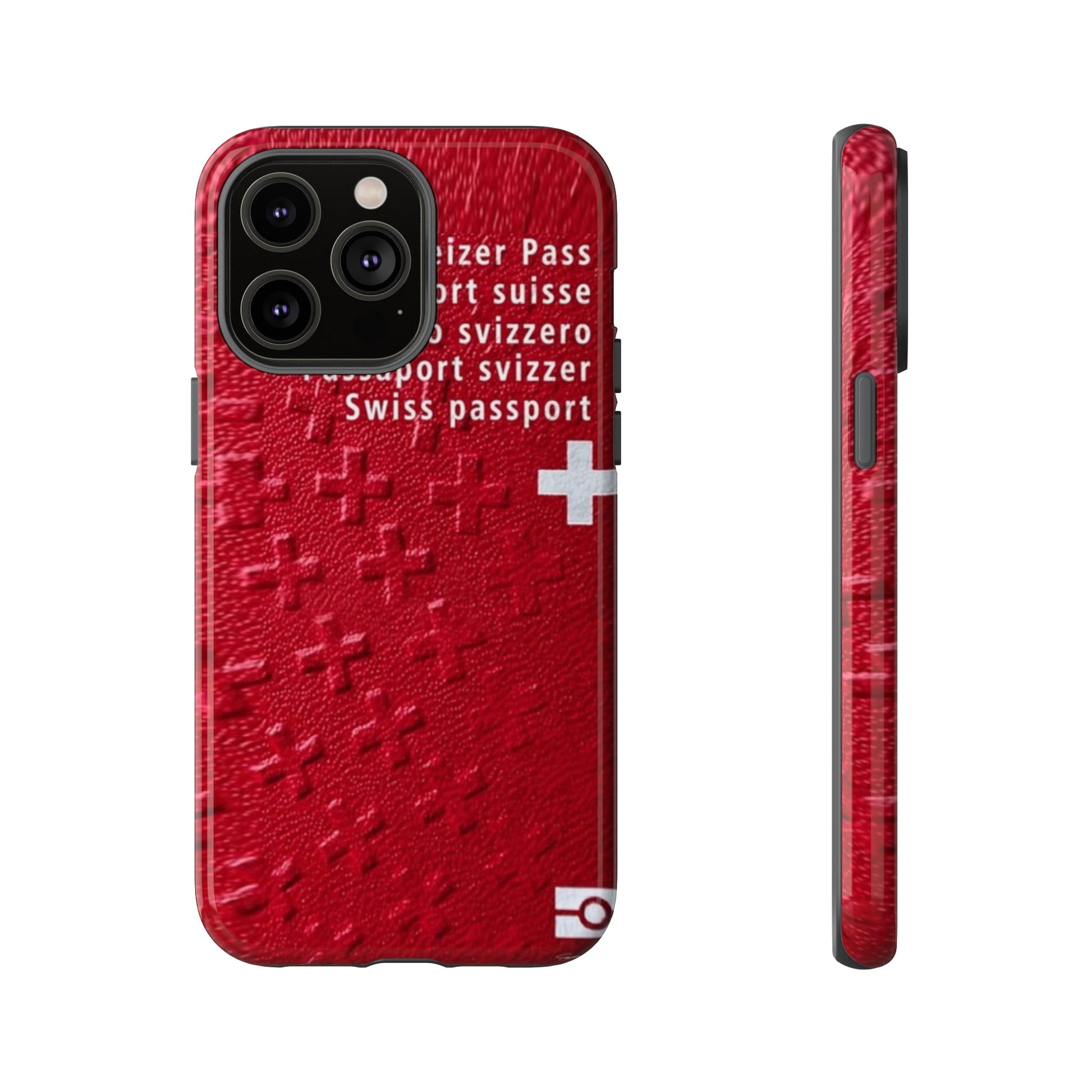 Phone Case-Swiss Passort | Tough-iPhone 14 Pro Max-Glossy-PhoneCaseBoss-Phone-Best-Phone-Cases