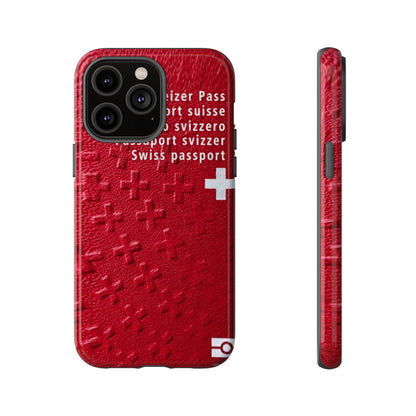 Phone Case-Swiss Passort | Tough-iPhone 14 Pro Max-Glossy-PhoneCaseBoss-Phone-Best-Phone-Cases