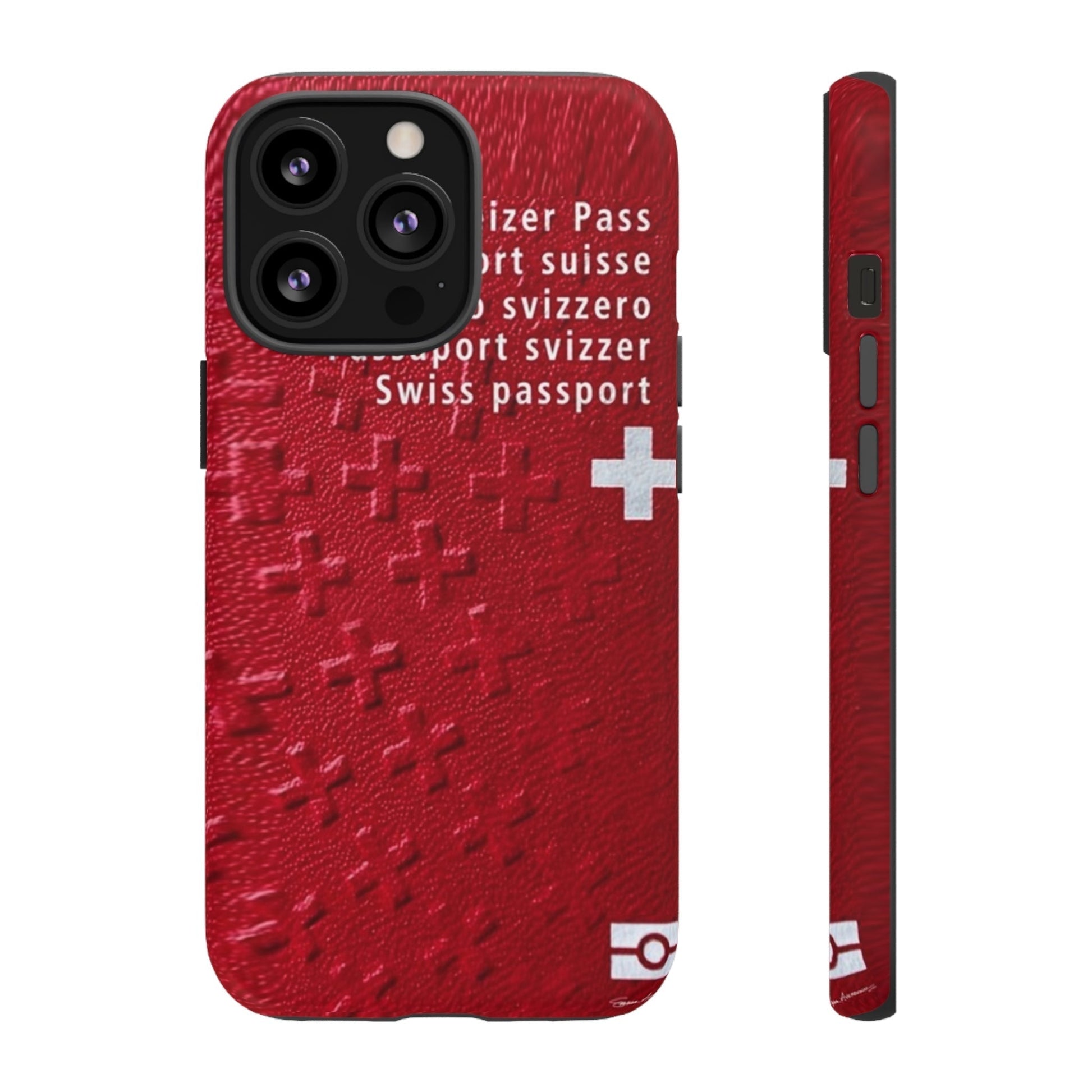 Phone Case-Swiss Passort | Tough-iPhone 13 Pro-Matte-PhoneCaseBoss-Phone-Best-Phone-Cases
