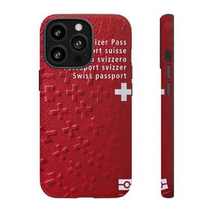 Phone Case-Swiss Passort | Tough-iPhone 13 Pro-Matte-PhoneCaseBoss-Phone-Best-Phone-Cases