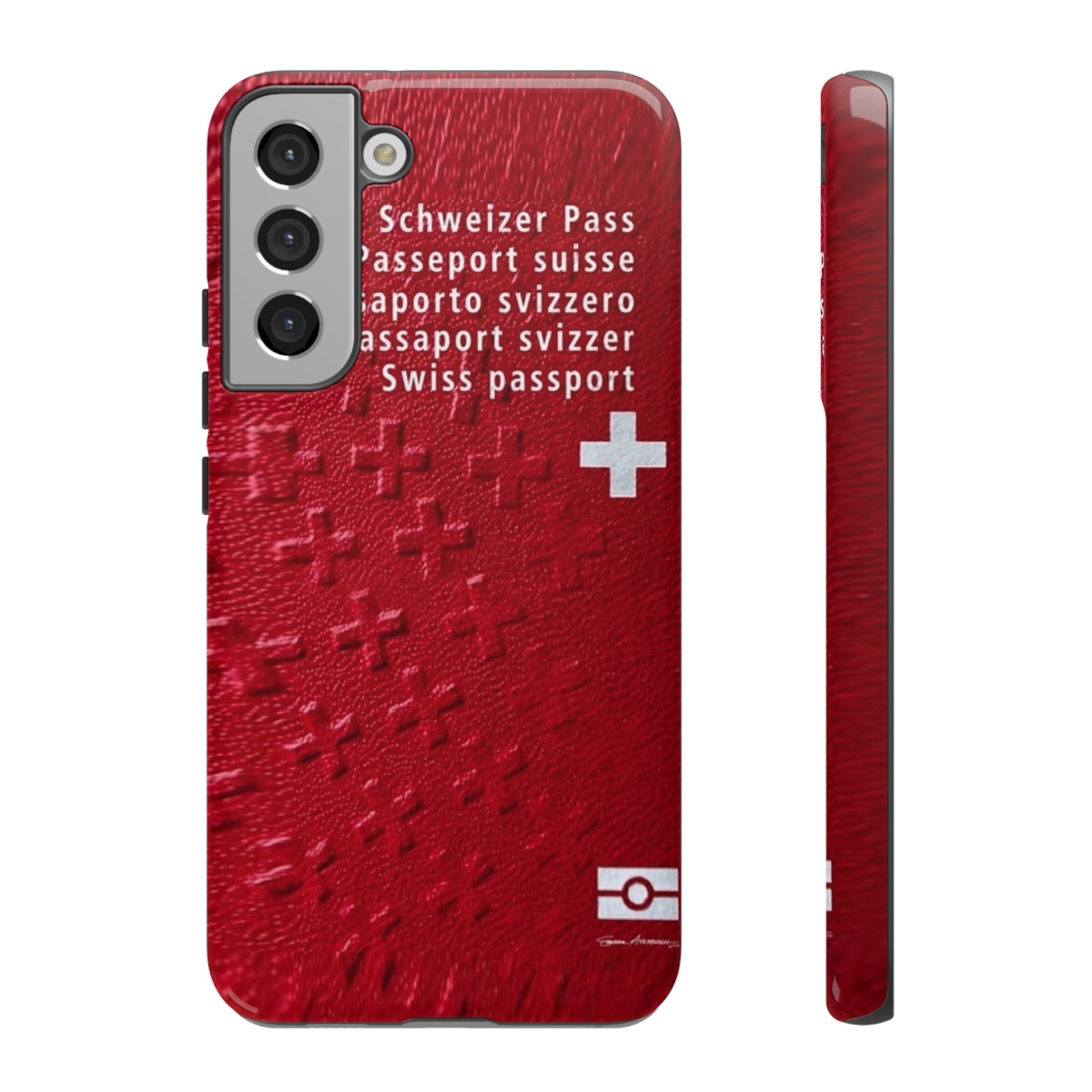 Phone Case-Swiss Passort | Tough-Samsung Galaxy S22 Plus-Glossy-PhoneCaseBoss-Phone-Best-Phone-Cases