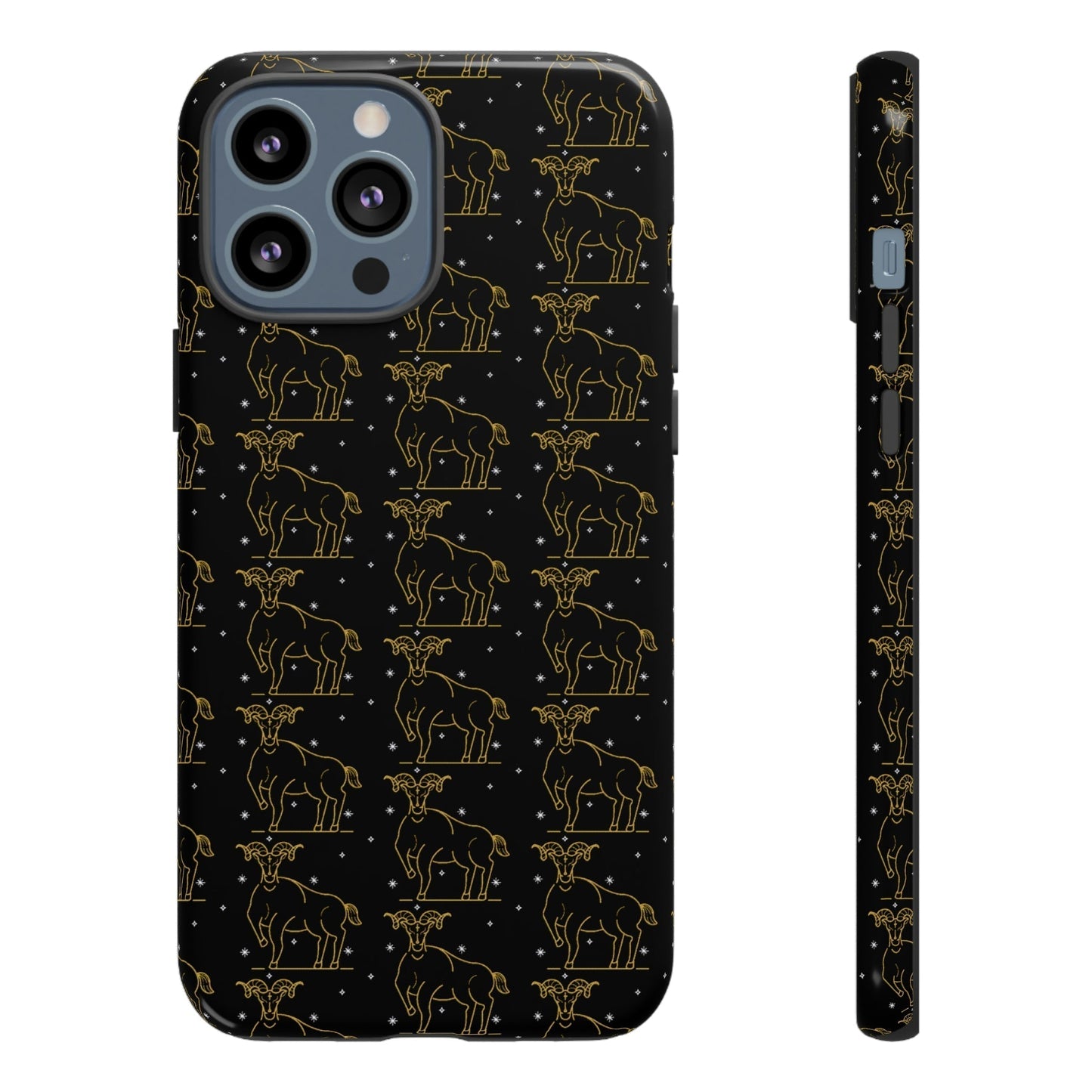 Phone Case-TAURUS PATTERN | Tough-iPhone 13 Pro Max-Glossy-PhoneCaseBoss-Phone-Best-Phone-Cases