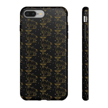 Phone Case-TAURUS PATTERN | Tough-iPhone 8 Plus-Glossy-PhoneCaseBoss-Phone-Best-Phone-Cases