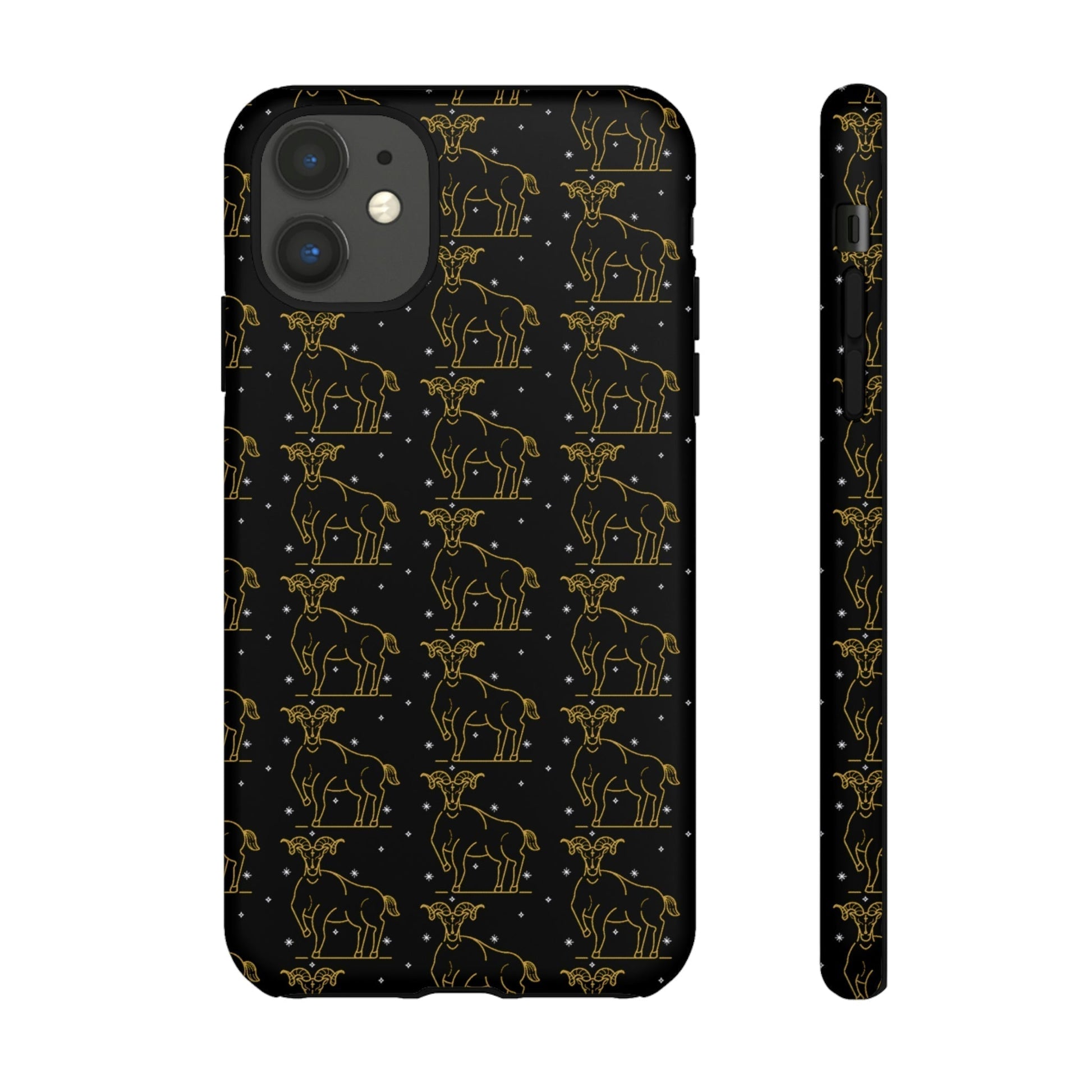 Phone Case-TAURUS PATTERN | Tough-iPhone 11-Matte-PhoneCaseBoss-Phone-Best-Phone-Cases