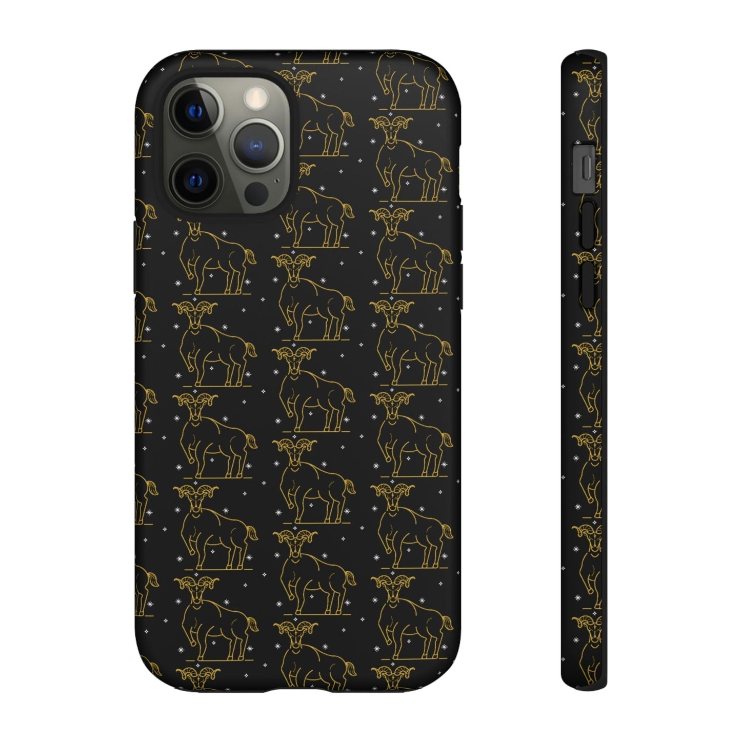 Phone Case-TAURUS PATTERN | Tough-iPhone 12 Pro-Matte-PhoneCaseBoss-Phone-Best-Phone-Cases