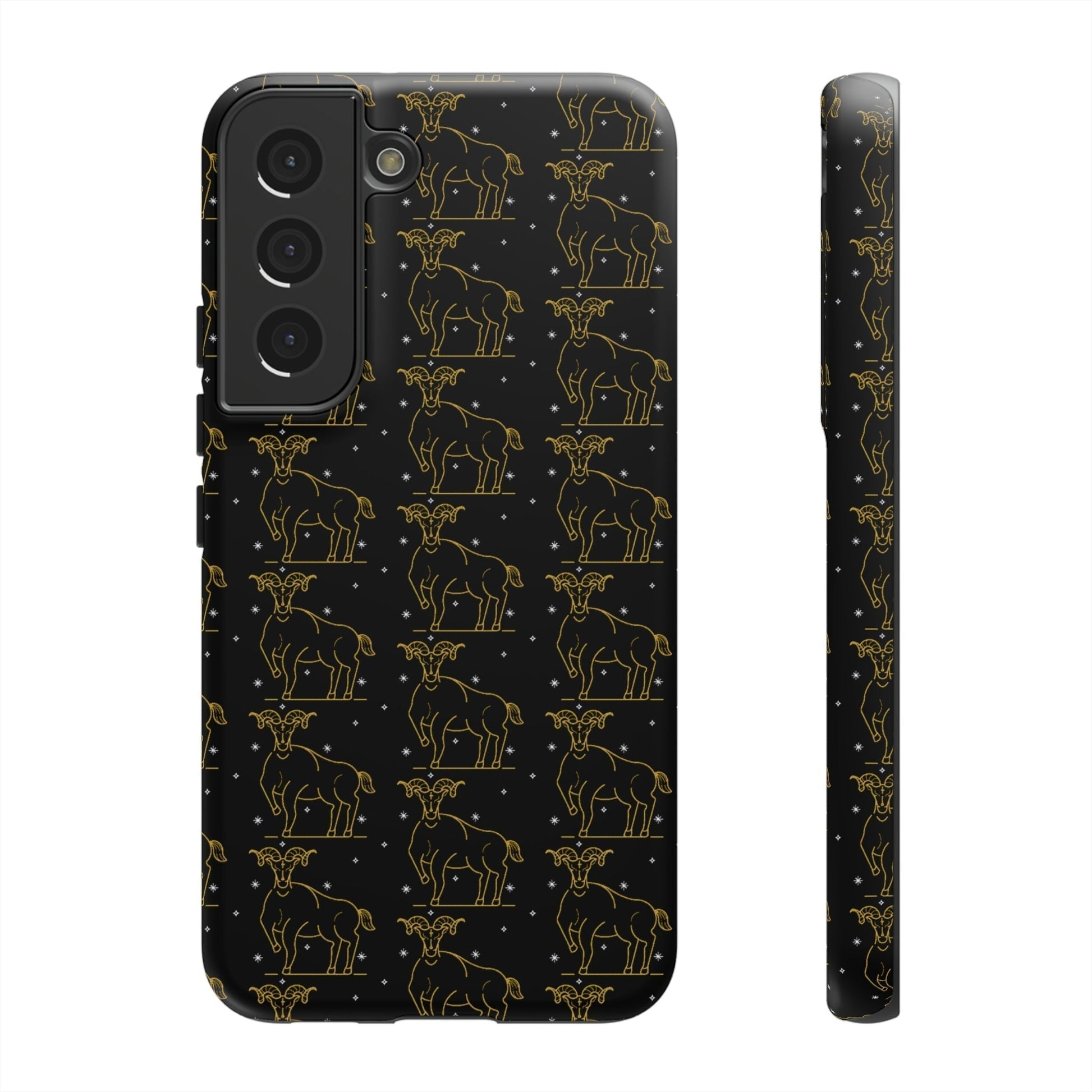 Phone Case-TAURUS PATTERN | Tough-Samsung Galaxy S22-Matte-PhoneCaseBoss-Phone-Best-Phone-Cases