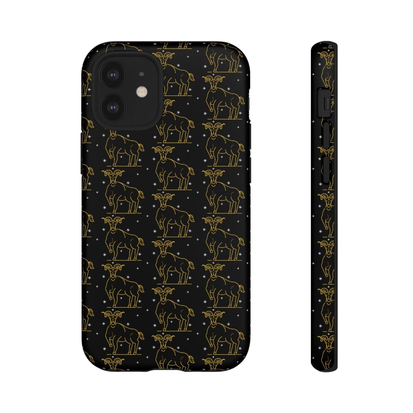 Phone Case-TAURUS PATTERN | Tough-iPhone 12 Mini-Matte-PhoneCaseBoss-Phone-Best-Phone-Cases