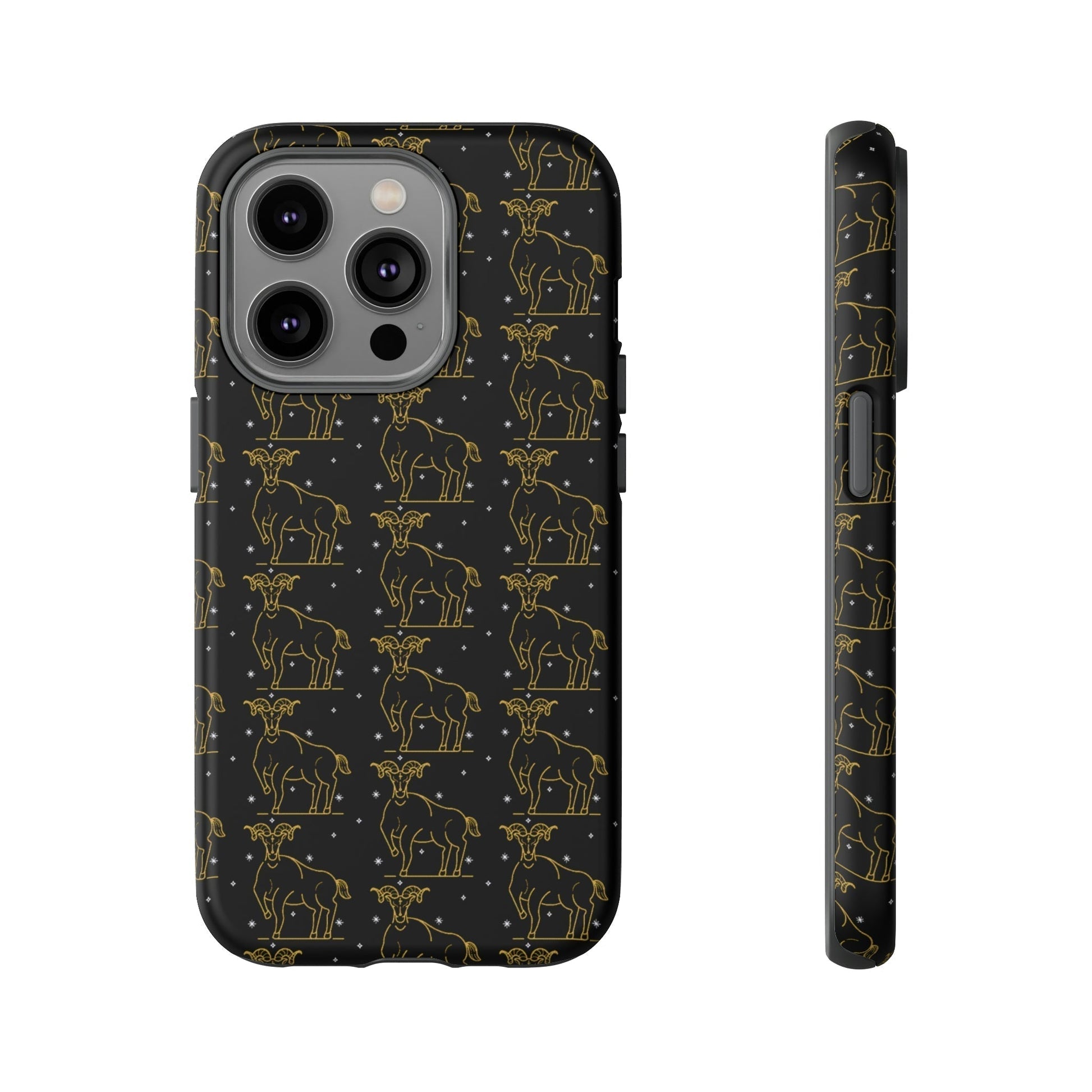 Phone Case-TAURUS PATTERN | Tough-iPhone 14 Pro-Matte-PhoneCaseBoss-Phone-Best-Phone-Cases