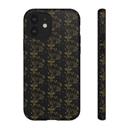 Phone Case-TAURUS PATTERN | Tough-iPhone 12-Matte-PhoneCaseBoss-Phone-Best-Phone-Cases