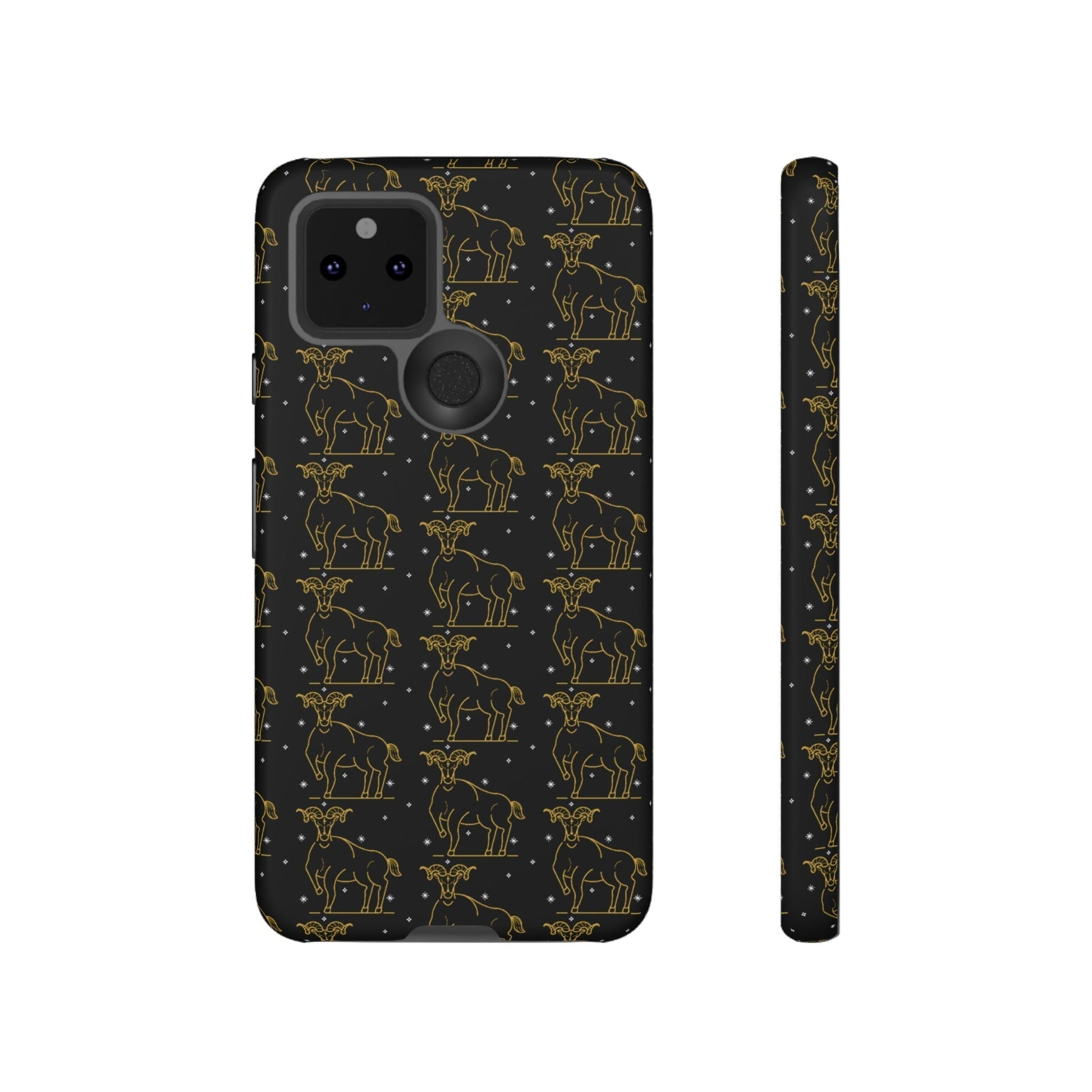 Phone Case-TAURUS PATTERN | Tough-Google Pixel 5 5G-Matte-PhoneCaseBoss-Phone-Best-Phone-Cases