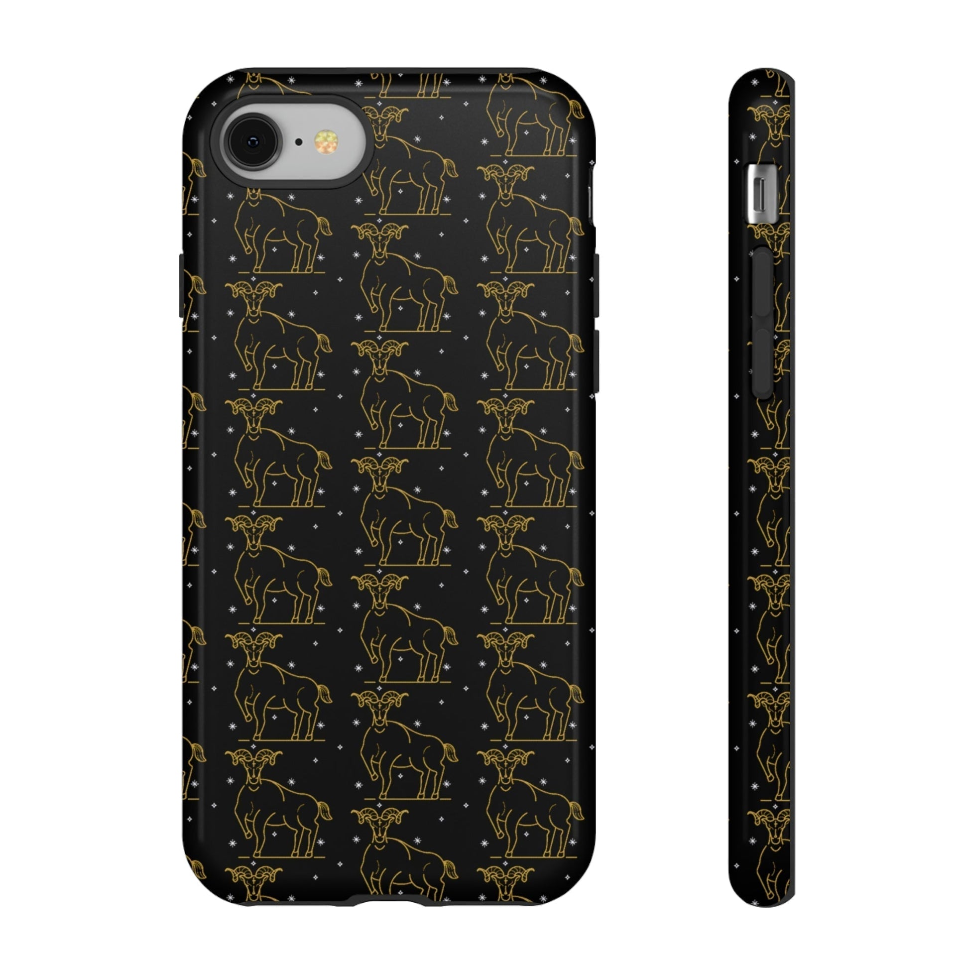 Phone Case-TAURUS PATTERN | Tough-iPhone 8-Glossy-PhoneCaseBoss-Phone-Best-Phone-Cases