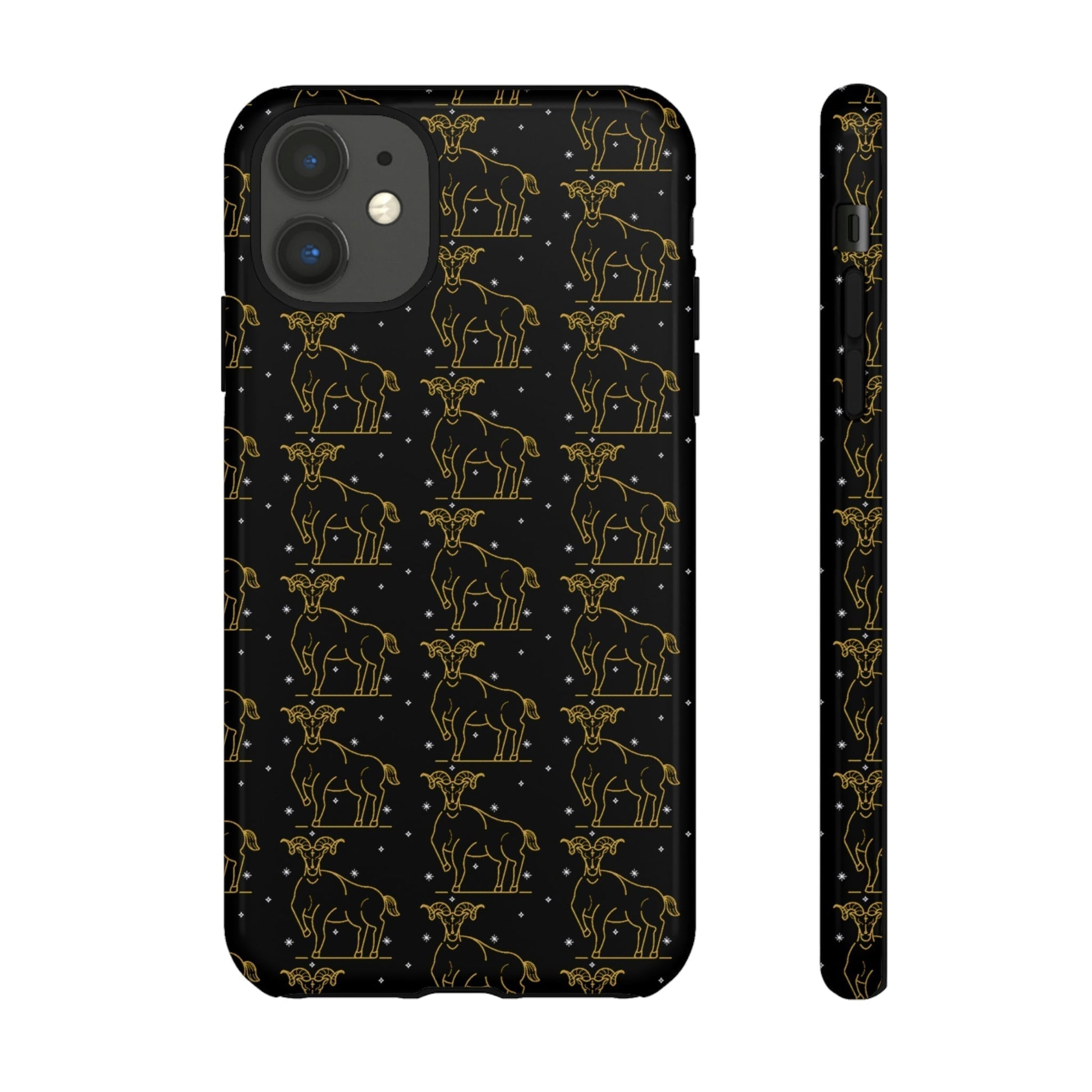 Phone Case-TAURUS PATTERN | Tough-iPhone 11-Glossy-PhoneCaseBoss-Phone-Best-Phone-Cases