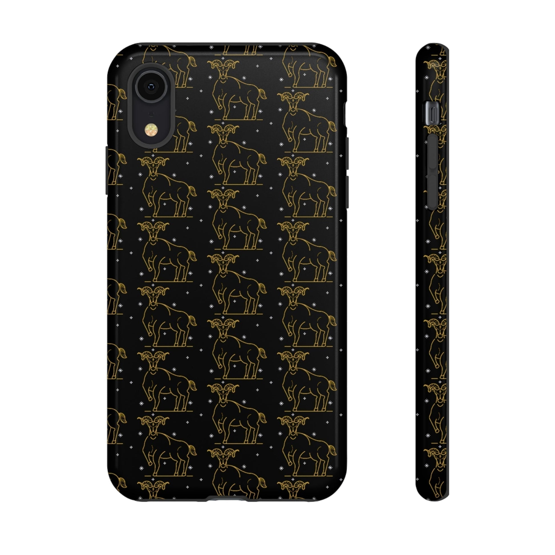 Phone Case-TAURUS PATTERN | Tough-iPhone XR-Glossy-PhoneCaseBoss-Phone-Best-Phone-Cases