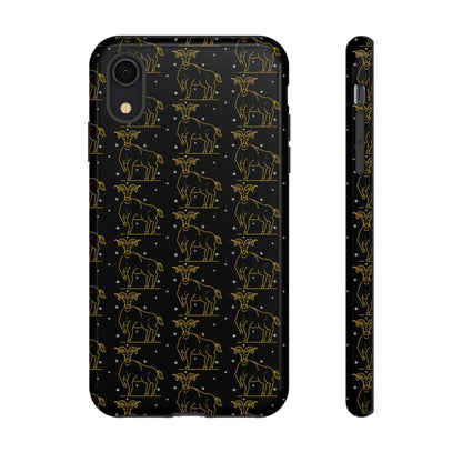 Phone Case-TAURUS PATTERN | Tough-iPhone XR-Glossy-PhoneCaseBoss-Phone-Best-Phone-Cases