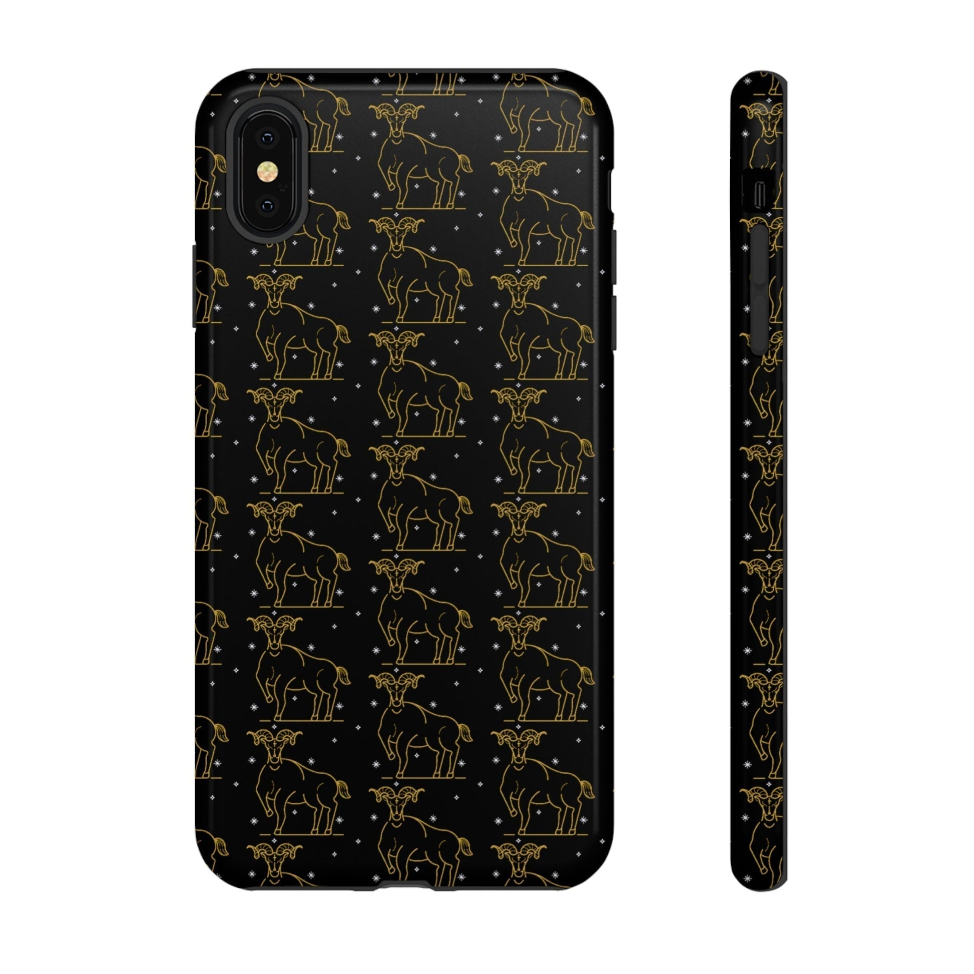 Phone Case-TAURUS PATTERN | Tough-iPhone XS MAX-Glossy-PhoneCaseBoss-Phone-Best-Phone-Cases