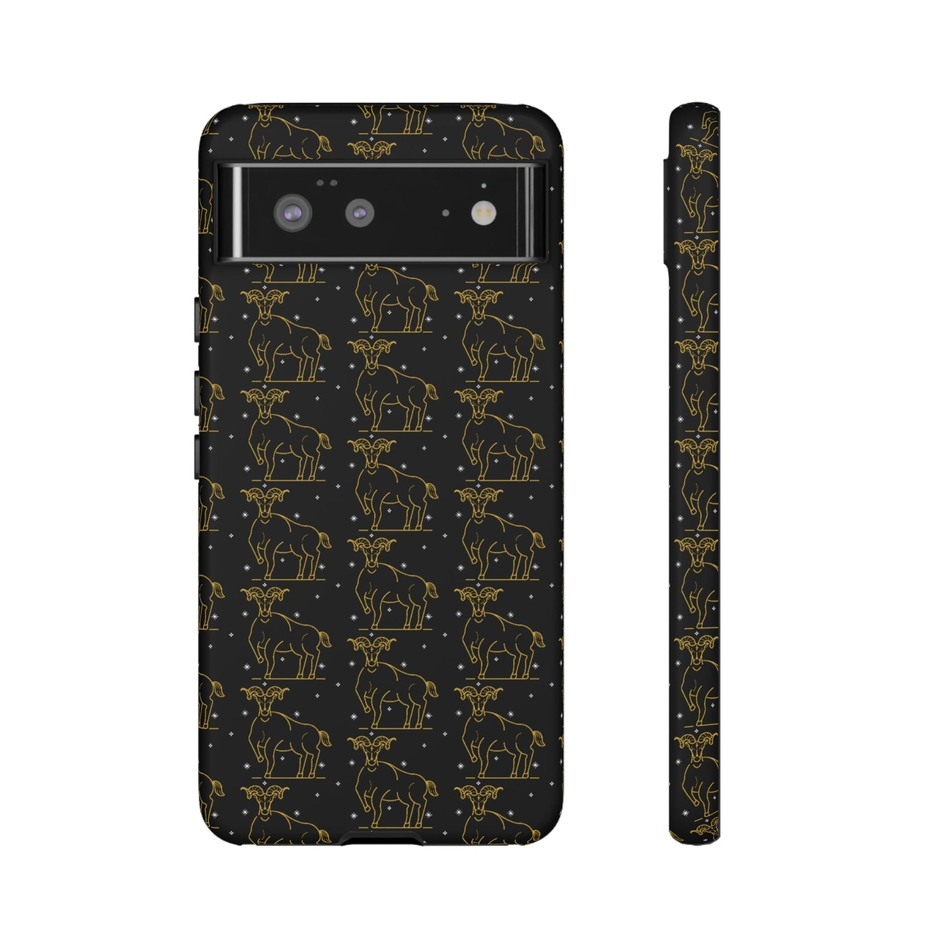 Phone Case-TAURUS PATTERN | Tough-Google Pixel 6-Matte-PhoneCaseBoss-Phone-Best-Phone-Cases