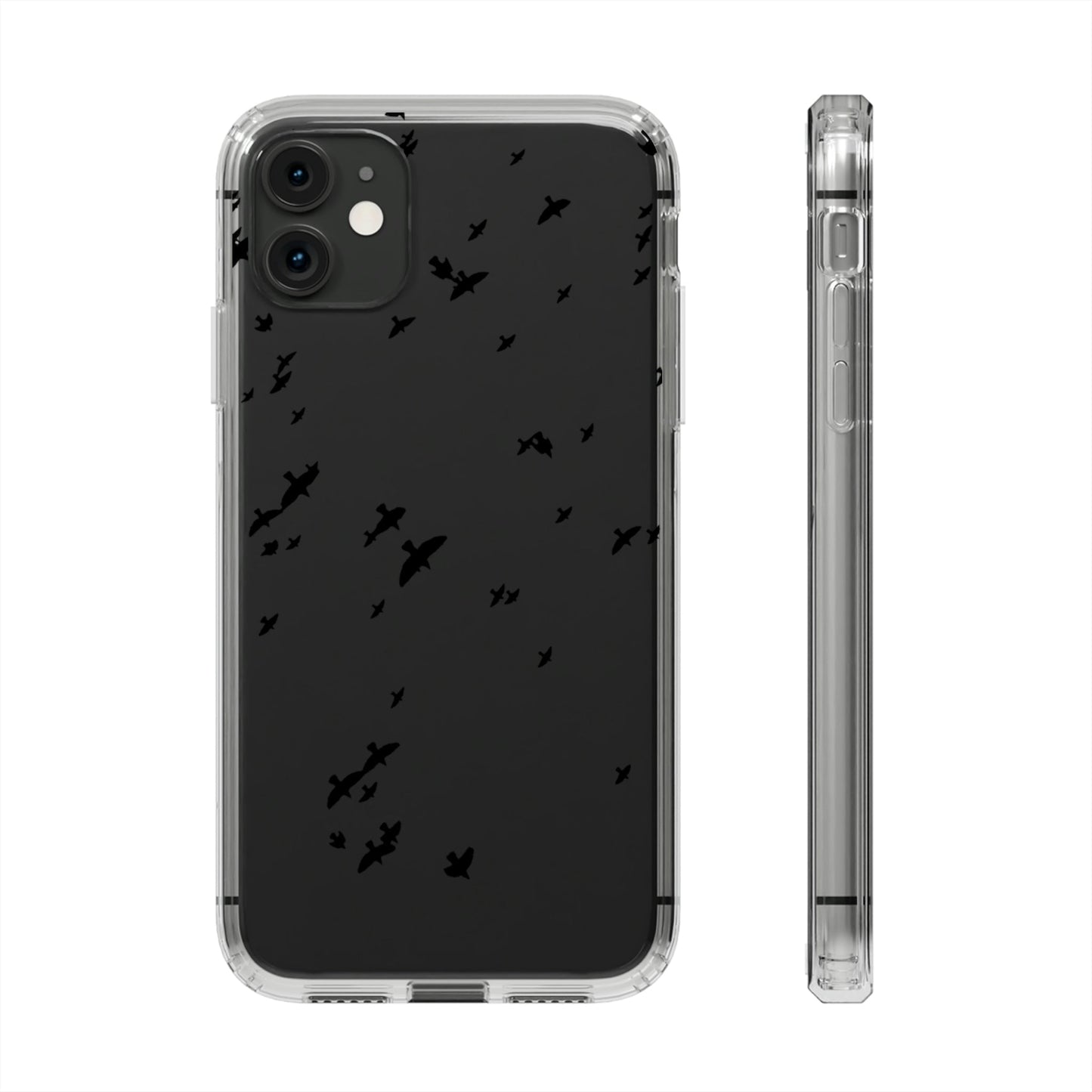 Phone Case-THE BIRDS | Clear-iPhone 11-Without gift packaging-PhoneCaseBoss-Phone-Best-Phone-Cases