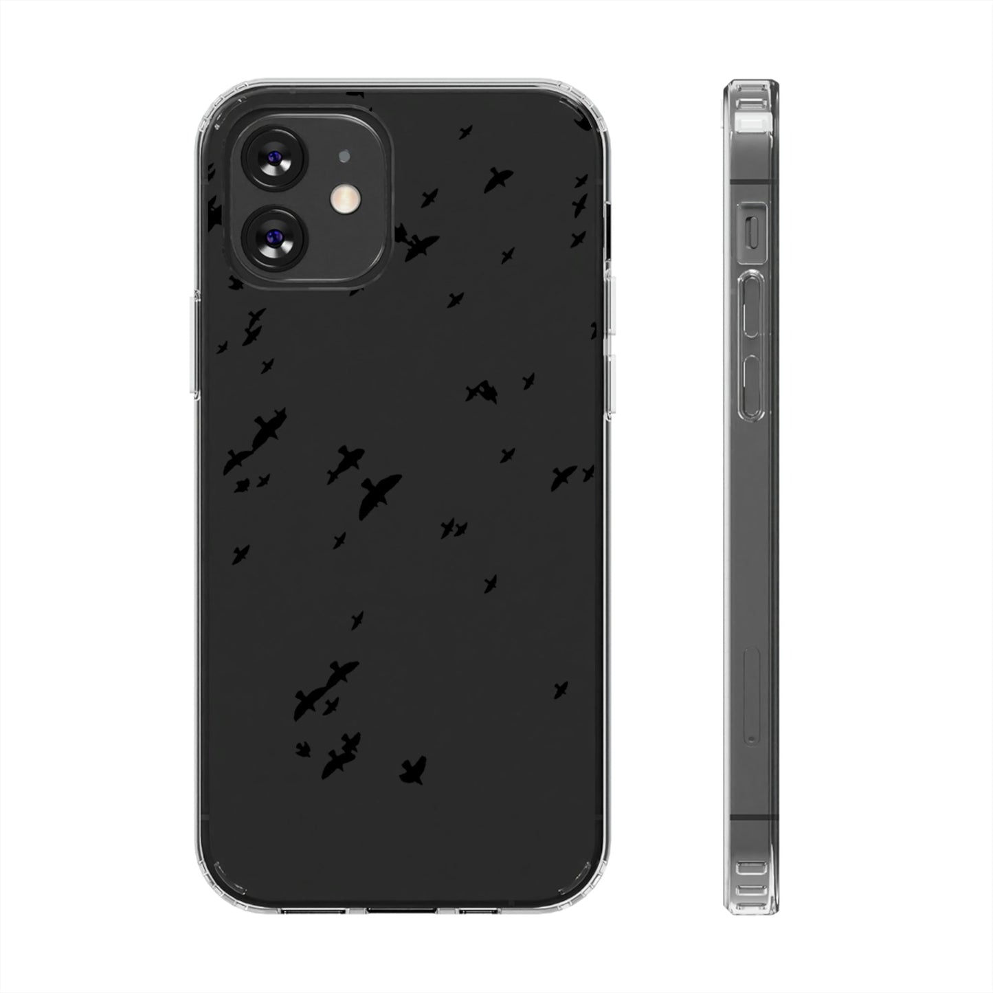 Phone Case-THE BIRDS | Clear-iPhone 12-Without gift packaging-PhoneCaseBoss-Phone-Best-Phone-Cases