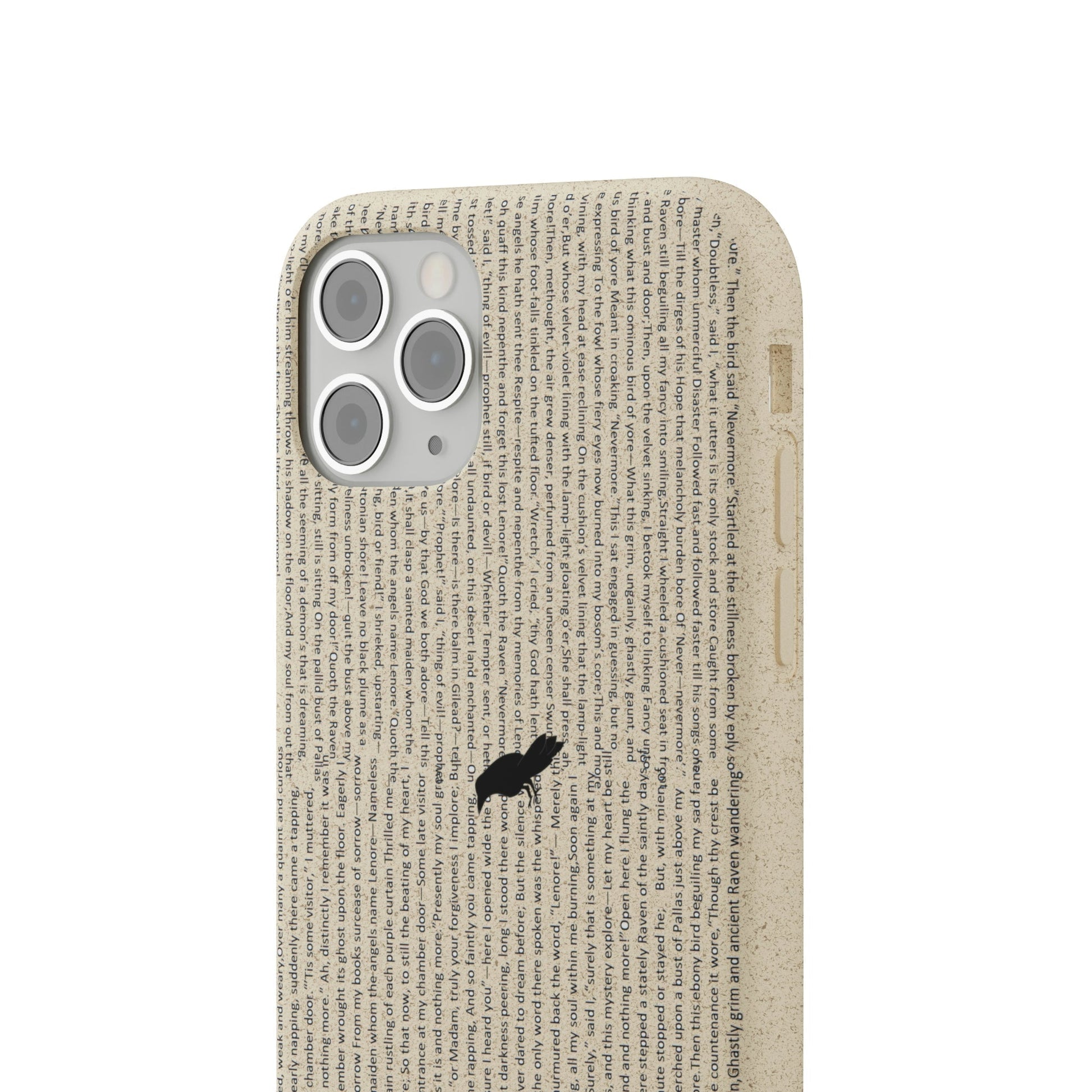 Biodegradeable iPhone Case Earth Friendly Android Phone Case-THE RAVEN | Biocase-PhoneCaseBoss-Phone-Best-Phone-Cases