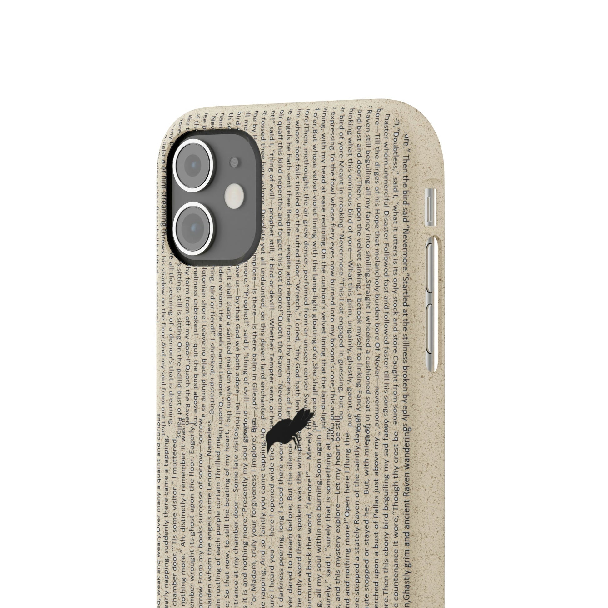 Biodegradeable iPhone Case Earth Friendly Android Phone Case-THE RAVEN | Biocase-PhoneCaseBoss-Phone-Best-Phone-Cases