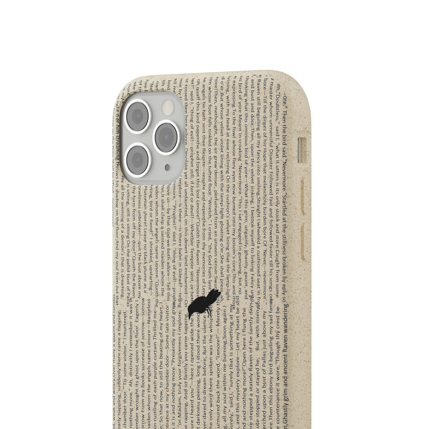 Biodegradeable iPhone Case Earth Friendly Android Phone Case-THE RAVEN | Biocase-PhoneCaseBoss-Phone-Best-Phone-Cases