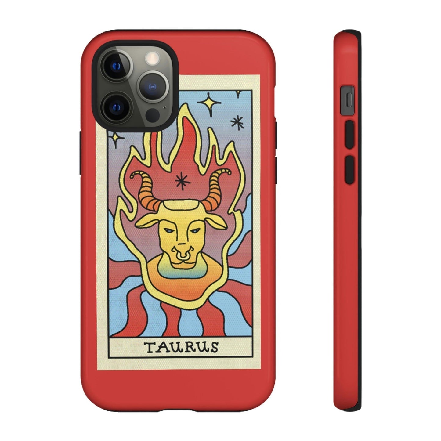 Phone Case-Taurus | Tough-iPhone 12 Pro-Glossy-PhoneCaseBoss-Phone-Best-Phone-Cases