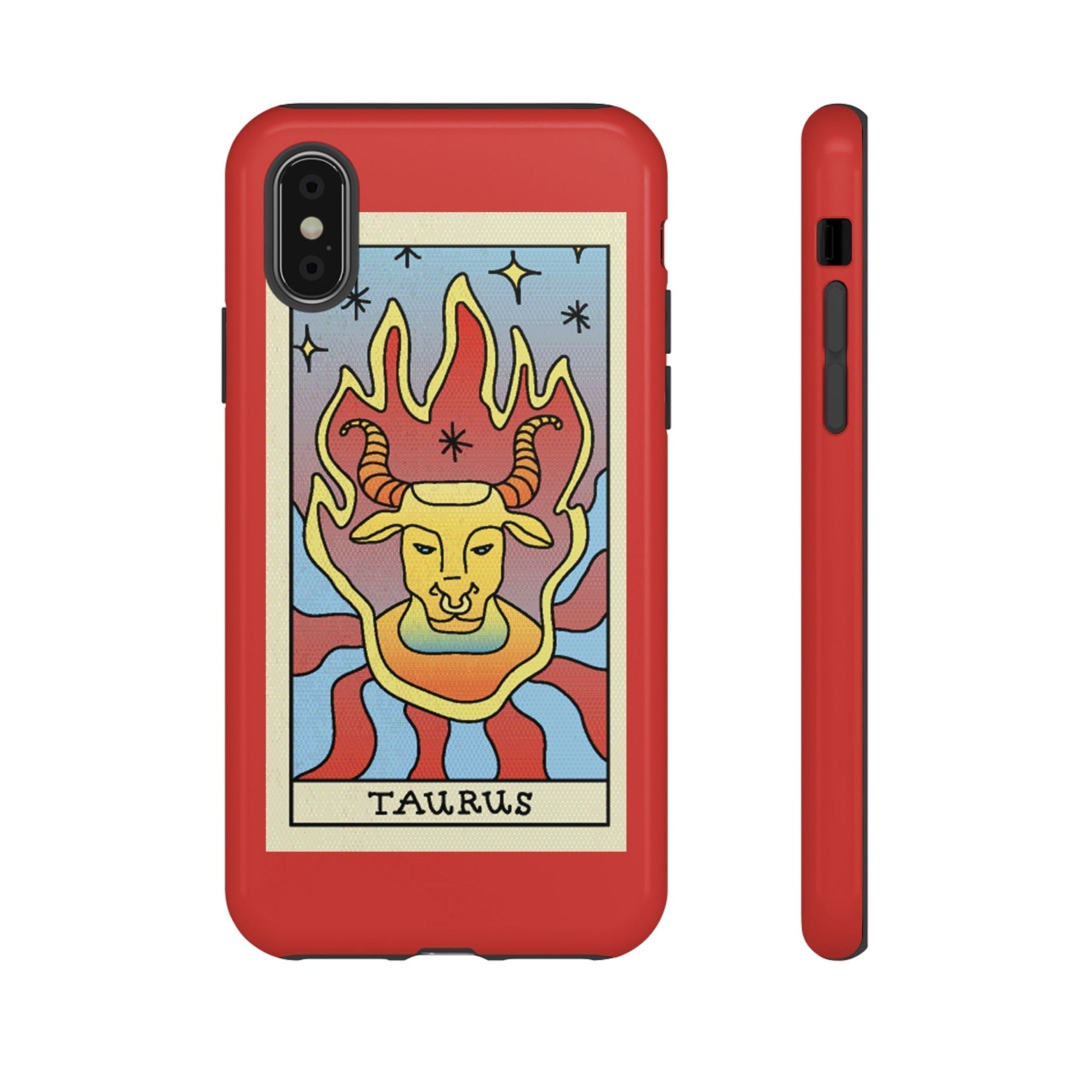 Phone Case-Taurus | Tough-iPhone XS-Glossy-PhoneCaseBoss-Phone-Best-Phone-Cases