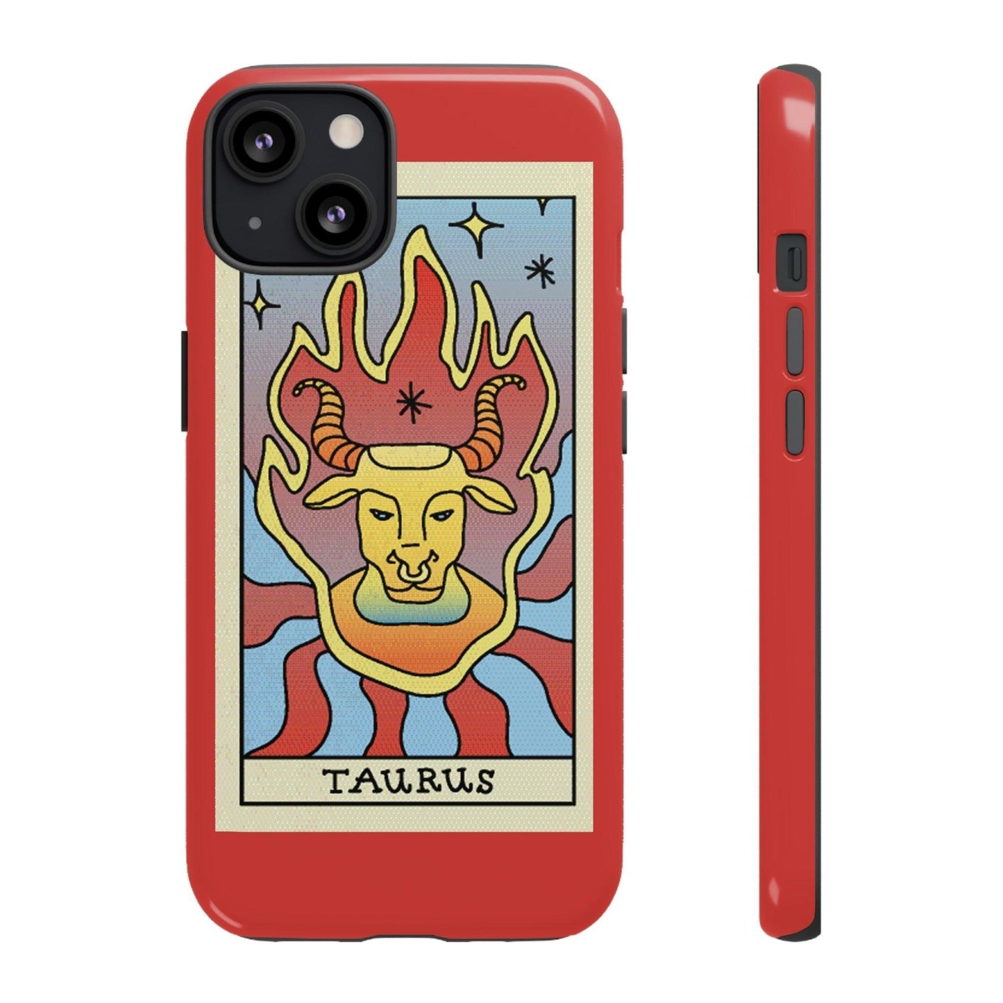 Phone Case-Taurus | Tough-iPhone 13-Glossy-PhoneCaseBoss-Phone-Best-Phone-Cases