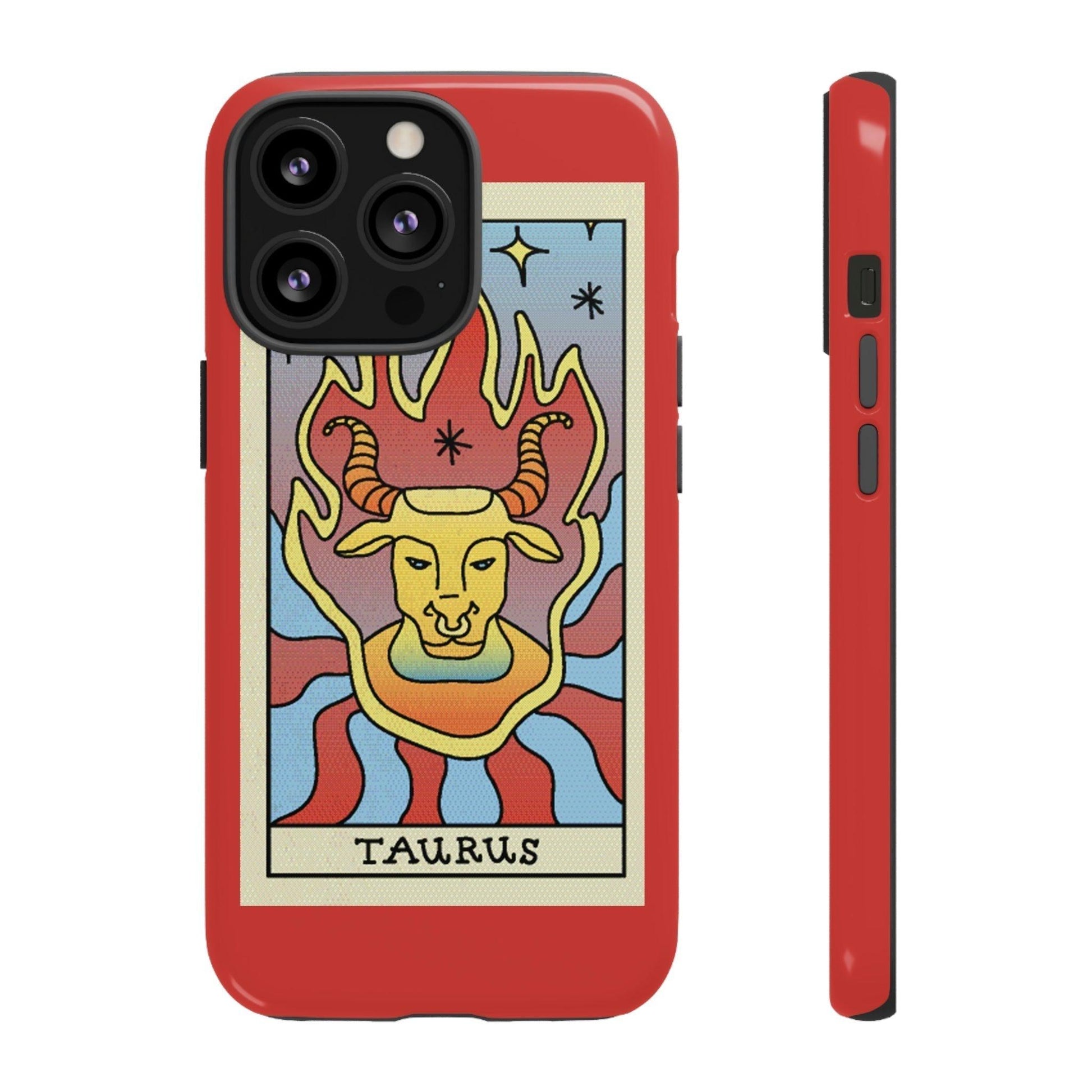 Phone Case-Taurus | Tough-iPhone 13 Pro-Glossy-PhoneCaseBoss-Phone-Best-Phone-Cases