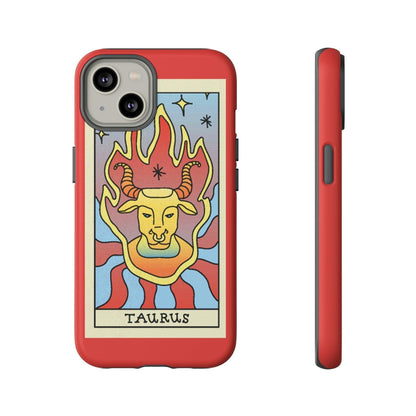 Phone Case-Taurus | Tough-iPhone 14-Matte-PhoneCaseBoss-Phone-Best-Phone-Cases