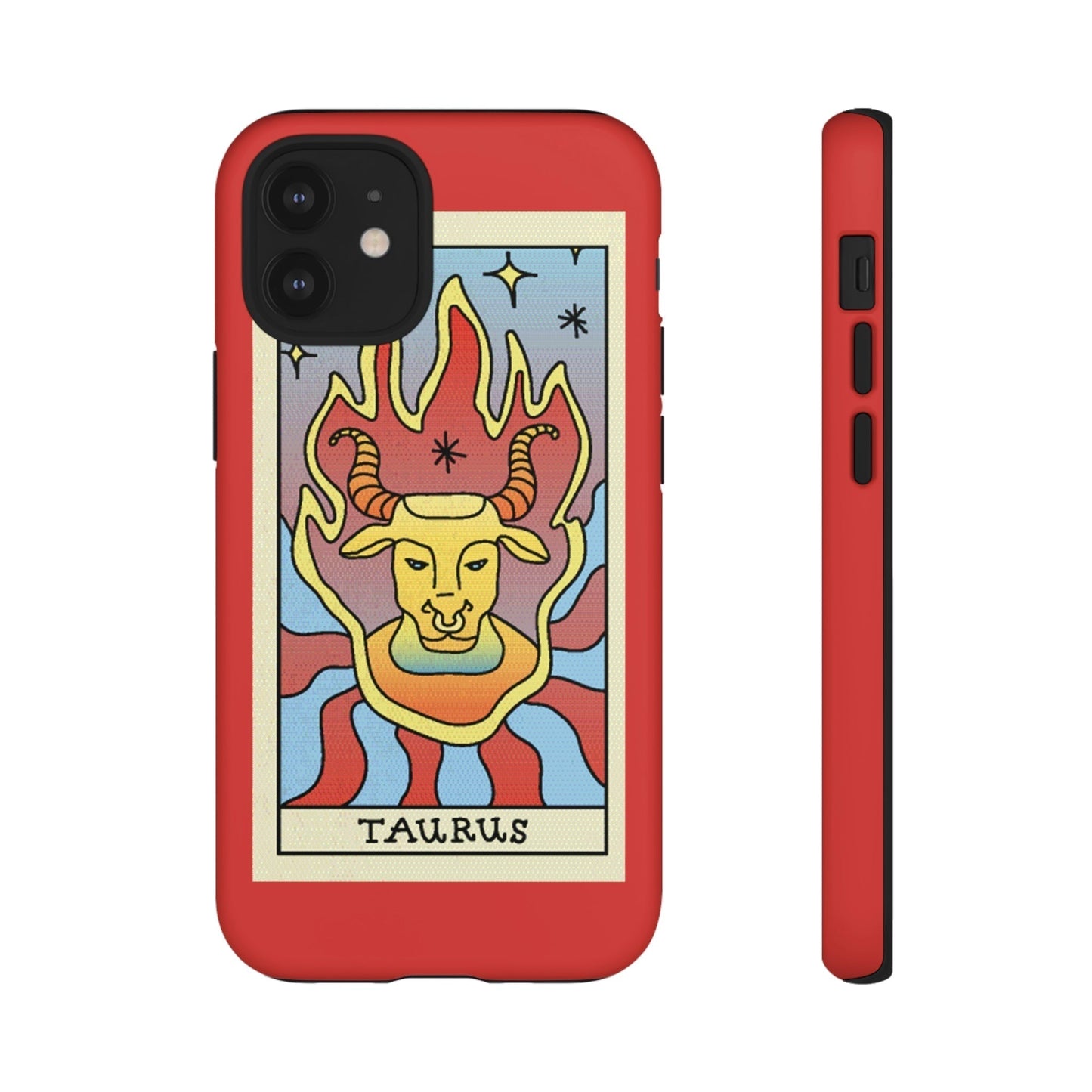 Phone Case-Taurus | Tough-iPhone 12 Mini-Matte-PhoneCaseBoss-Phone-Best-Phone-Cases