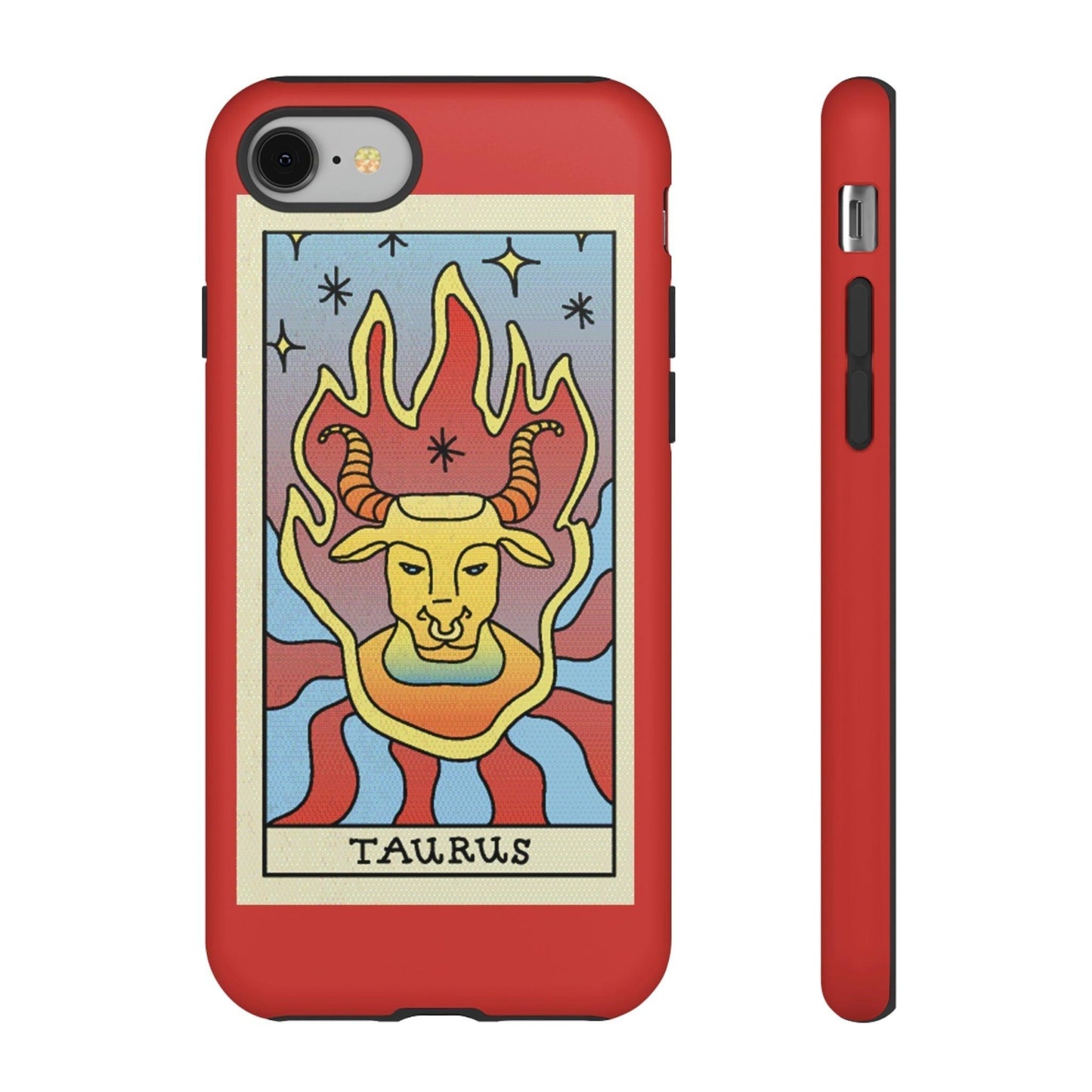 Phone Case-Taurus | Tough-iPhone 8-Matte-PhoneCaseBoss-Phone-Best-Phone-Cases