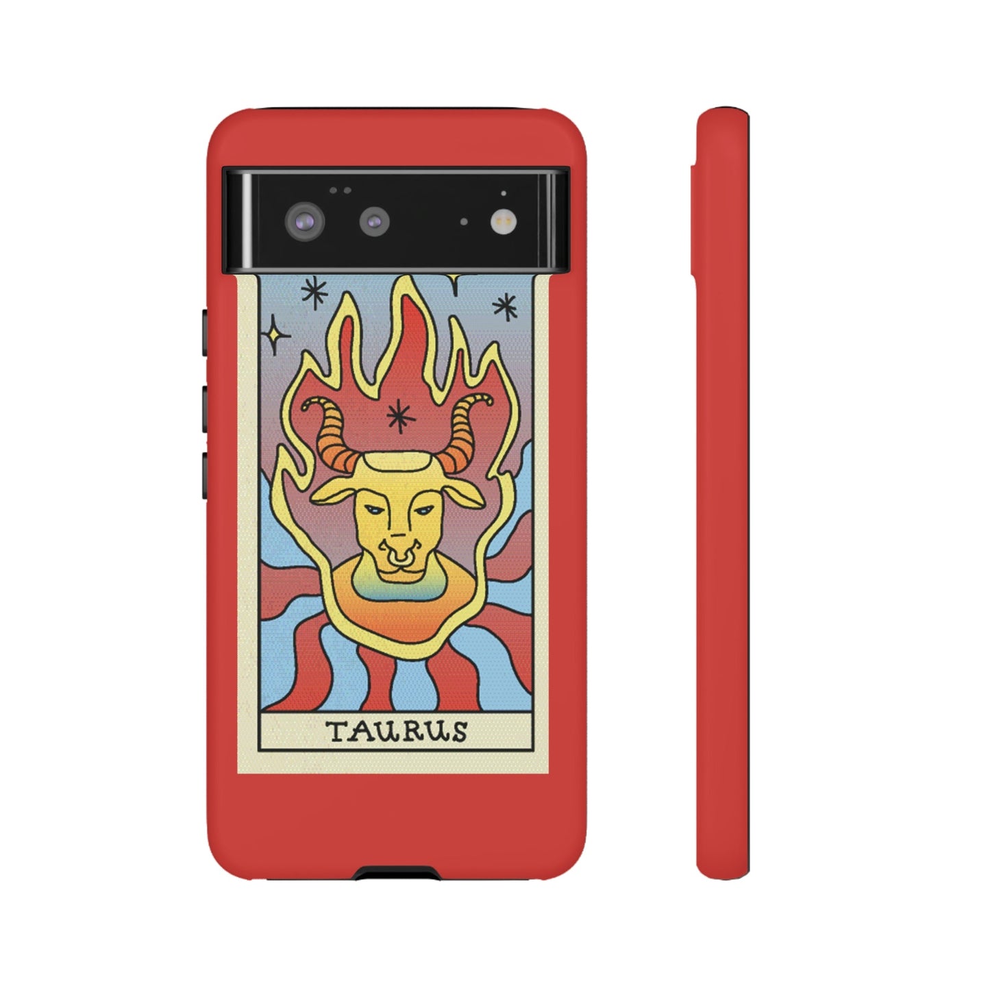 Phone Case-Taurus | Tough-Google Pixel 6-Matte-PhoneCaseBoss-Phone-Best-Phone-Cases