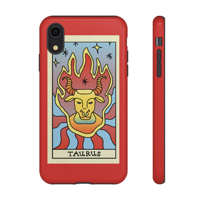 Phone Case-Taurus | Tough-iPhone XR-Glossy-PhoneCaseBoss-Phone-Best-Phone-Cases