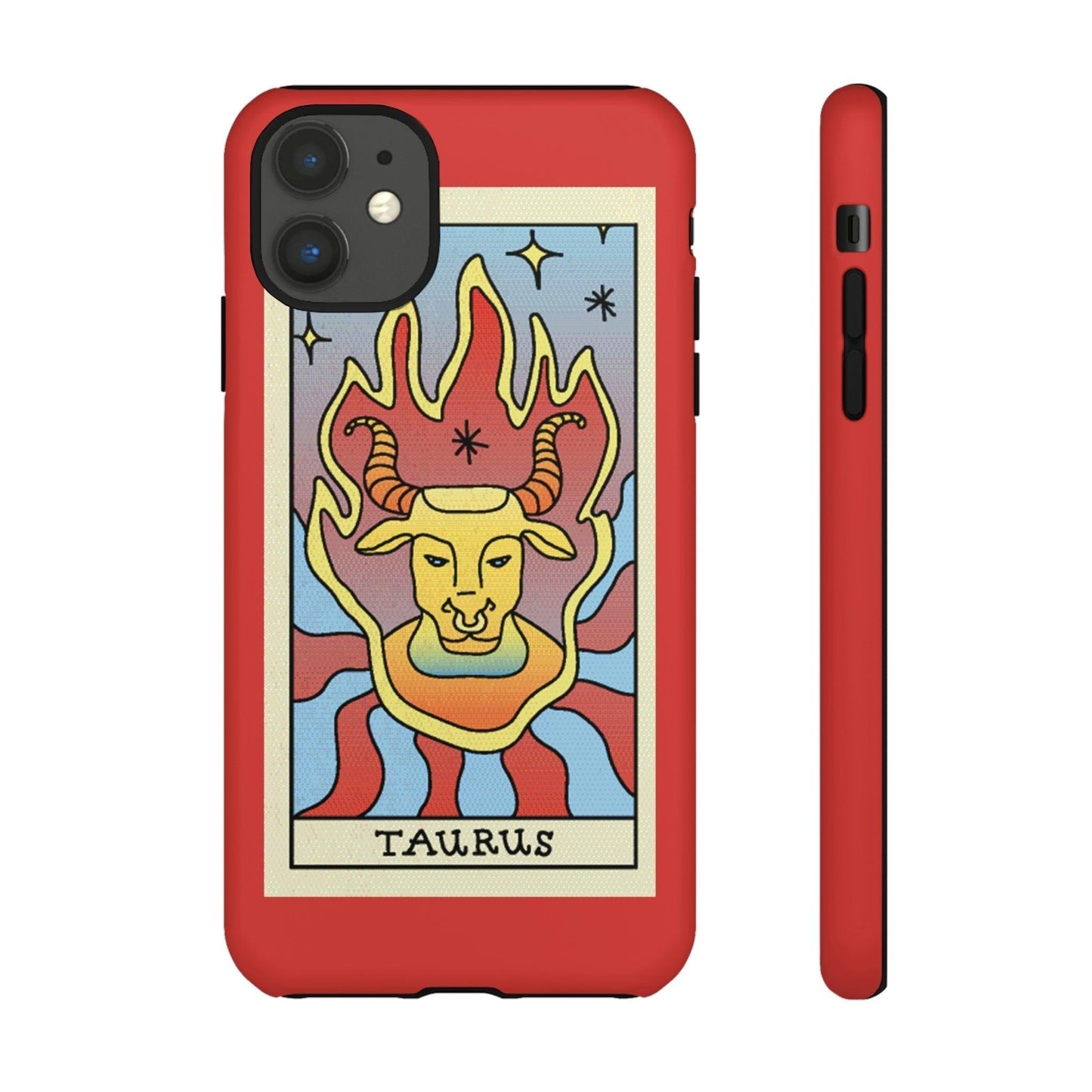 Phone Case-Taurus | Tough-iPhone 11-Matte-PhoneCaseBoss-Phone-Best-Phone-Cases