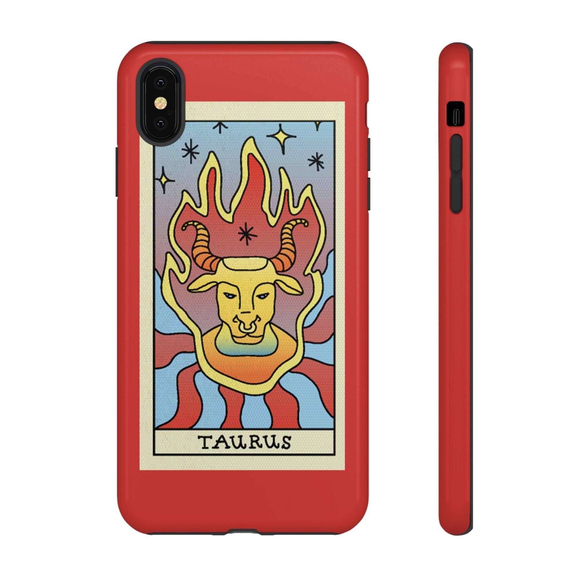 Phone Case-Taurus | Tough-iPhone XS MAX-Glossy-PhoneCaseBoss-Phone-Best-Phone-Cases