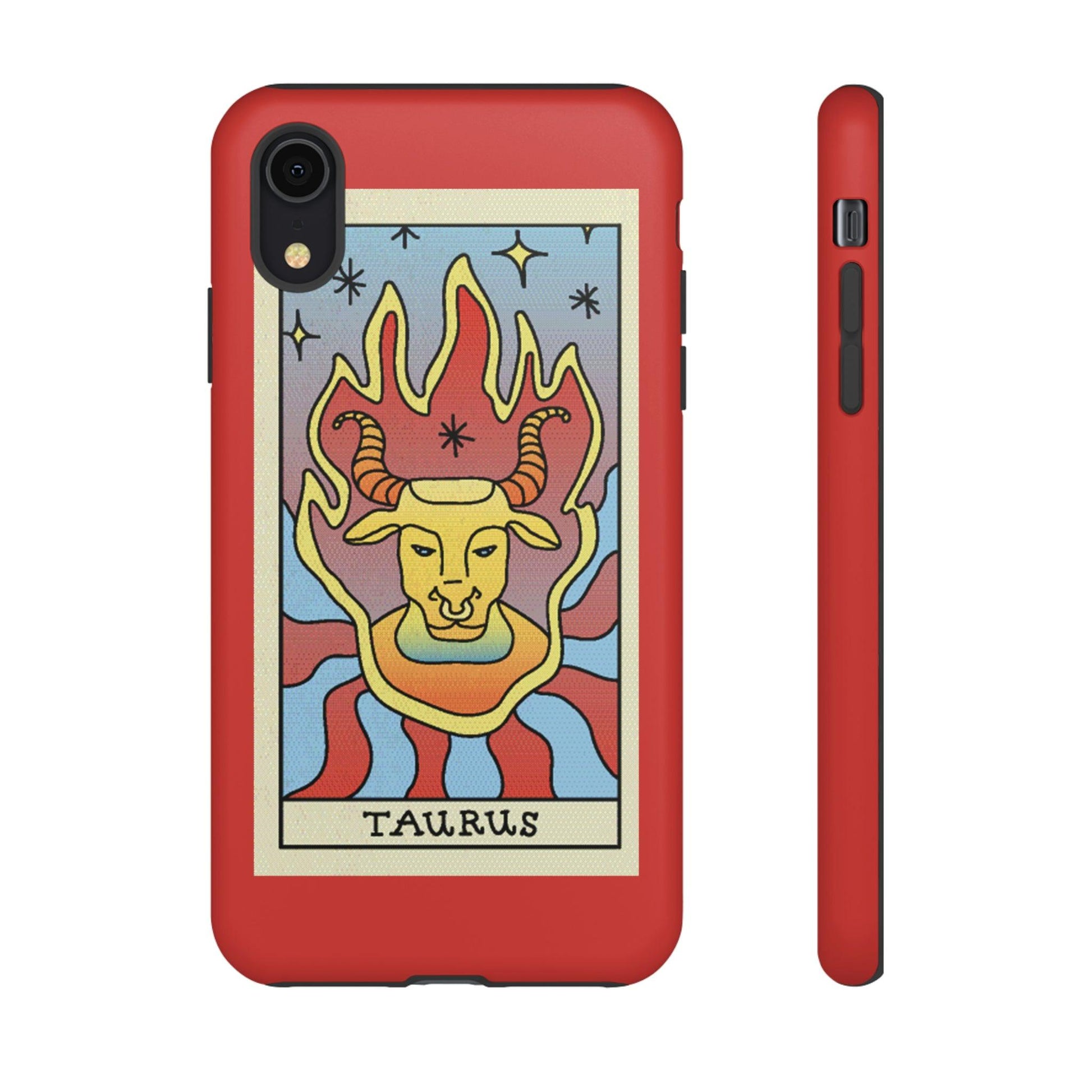 Phone Case-Taurus | Tough-iPhone XR-Matte-PhoneCaseBoss-Phone-Best-Phone-Cases