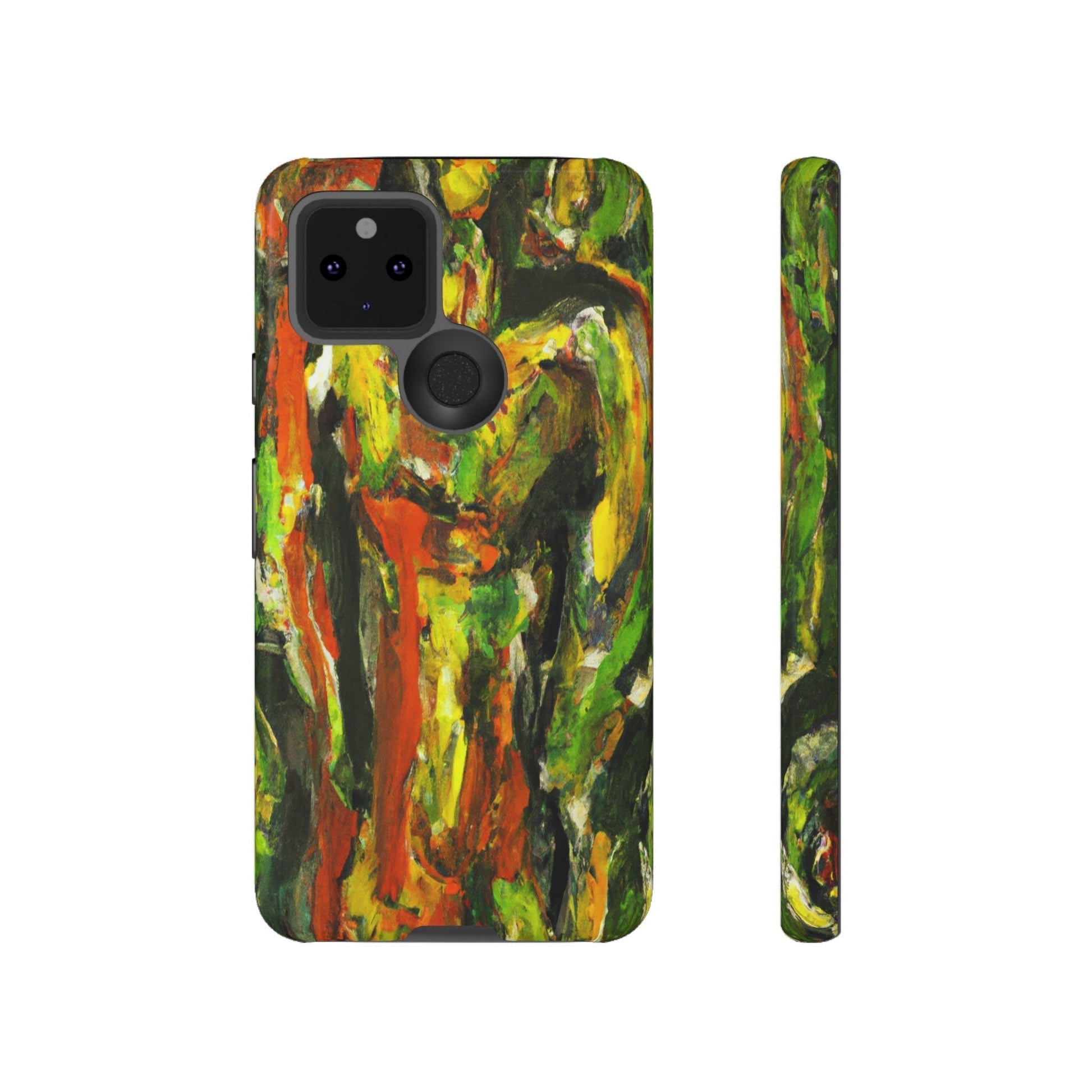 Phone Case-The Angry Man | Tough-Google Pixel 5 5G-Glossy-PhoneCaseBoss-Phone-Best-Phone-Cases