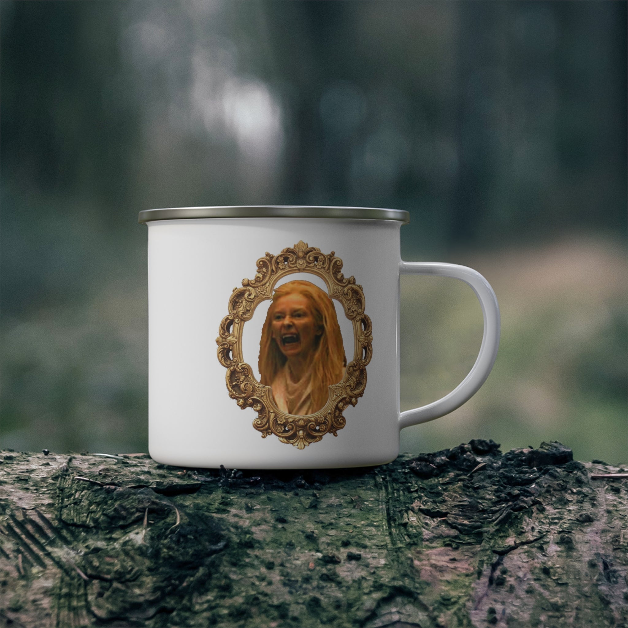 Mug-Tilda Swinton of The Vampire Counsel Enamel Camping Mug-12oz-PhoneCaseBoss