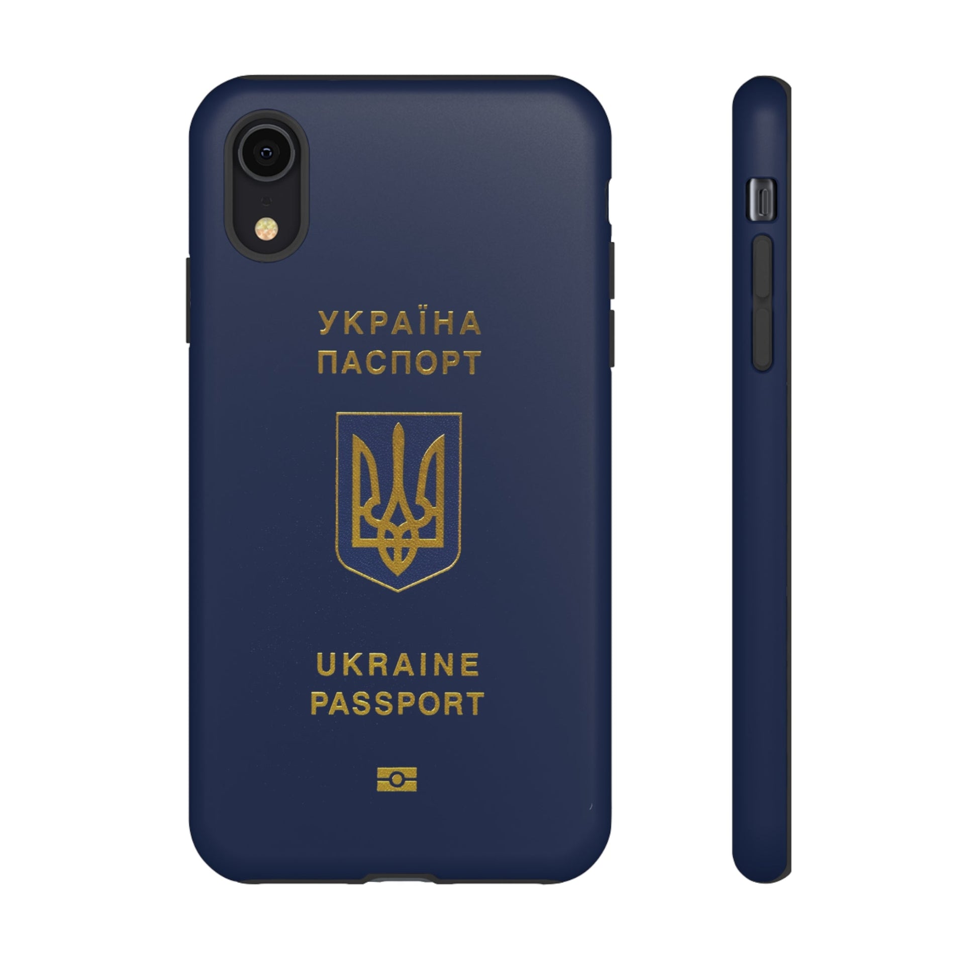 Phone Case-Ukraine Passort | Tough-iPhone XR-Matte-PhoneCaseBoss-Phone-Best-Phone-Cases