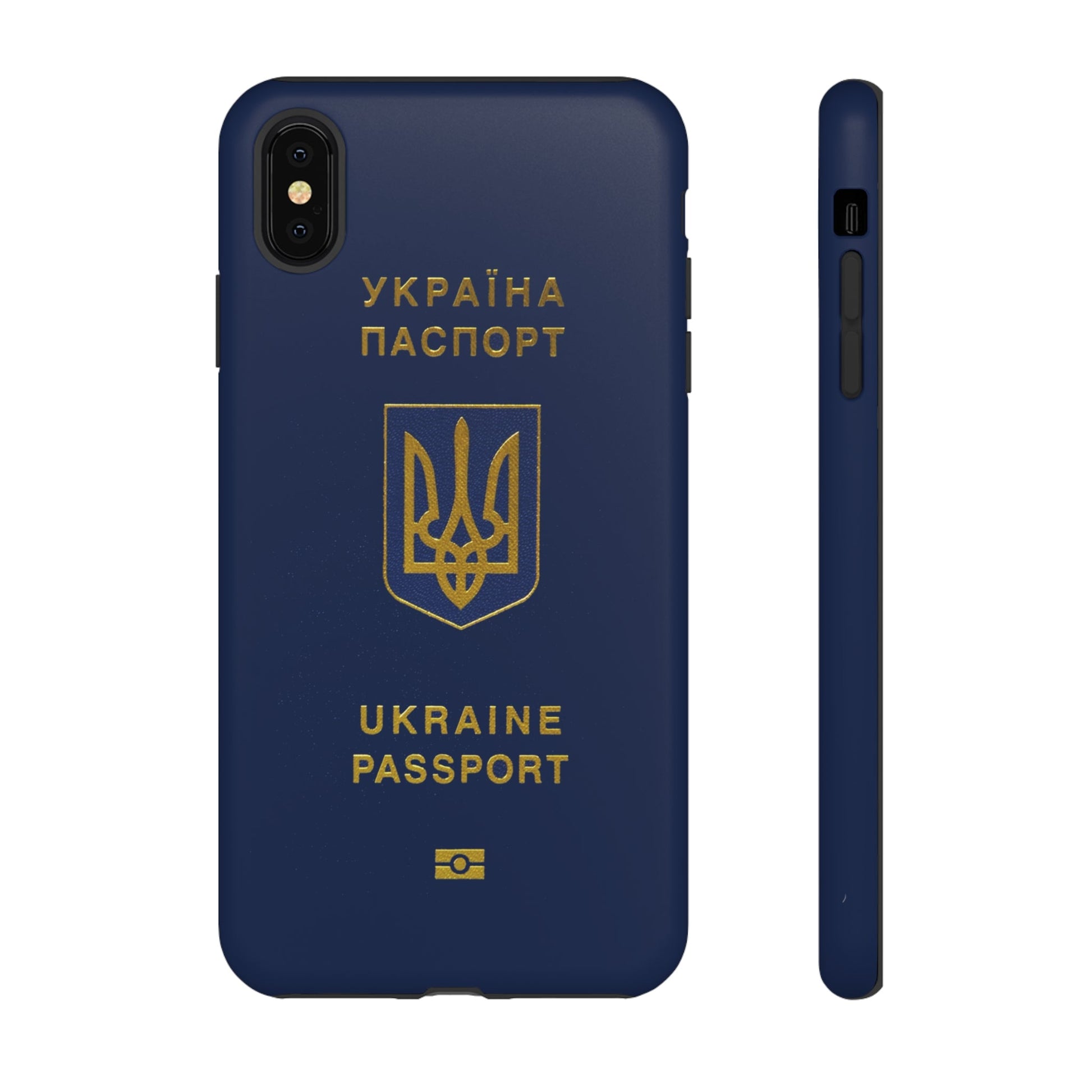 Phone Case-Ukraine Passort | Tough-iPhone XS MAX-Matte-PhoneCaseBoss-Phone-Best-Phone-Cases