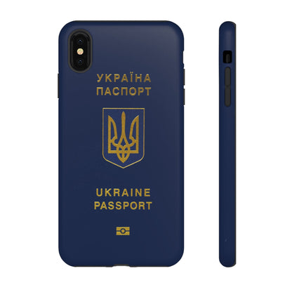 Phone Case-Ukraine Passort | Tough-iPhone XS MAX-Matte-PhoneCaseBoss-Phone-Best-Phone-Cases